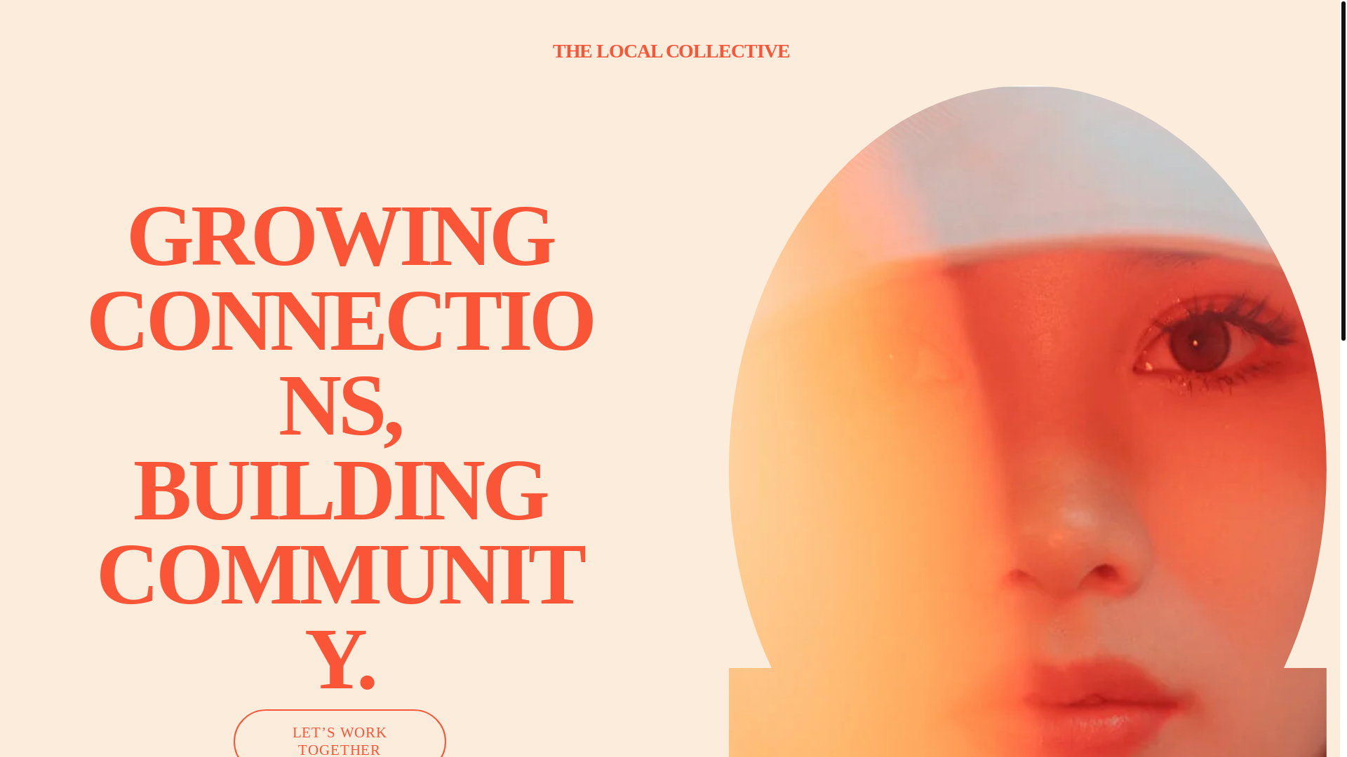 website screenshot of https://thelocalcollectiveny.com/