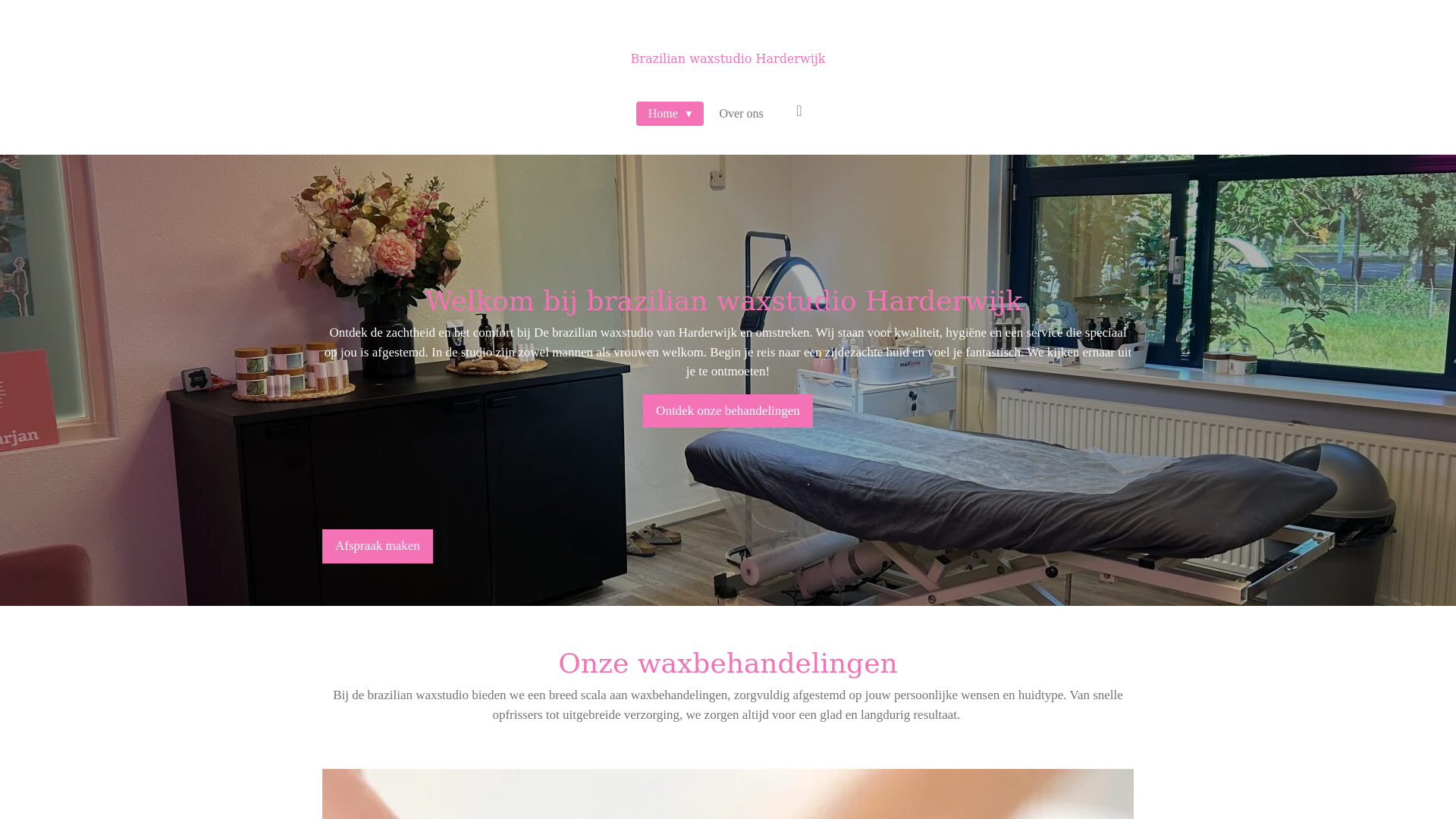 website screenshot of https://waxenvoormanneninharderwijk.nl/