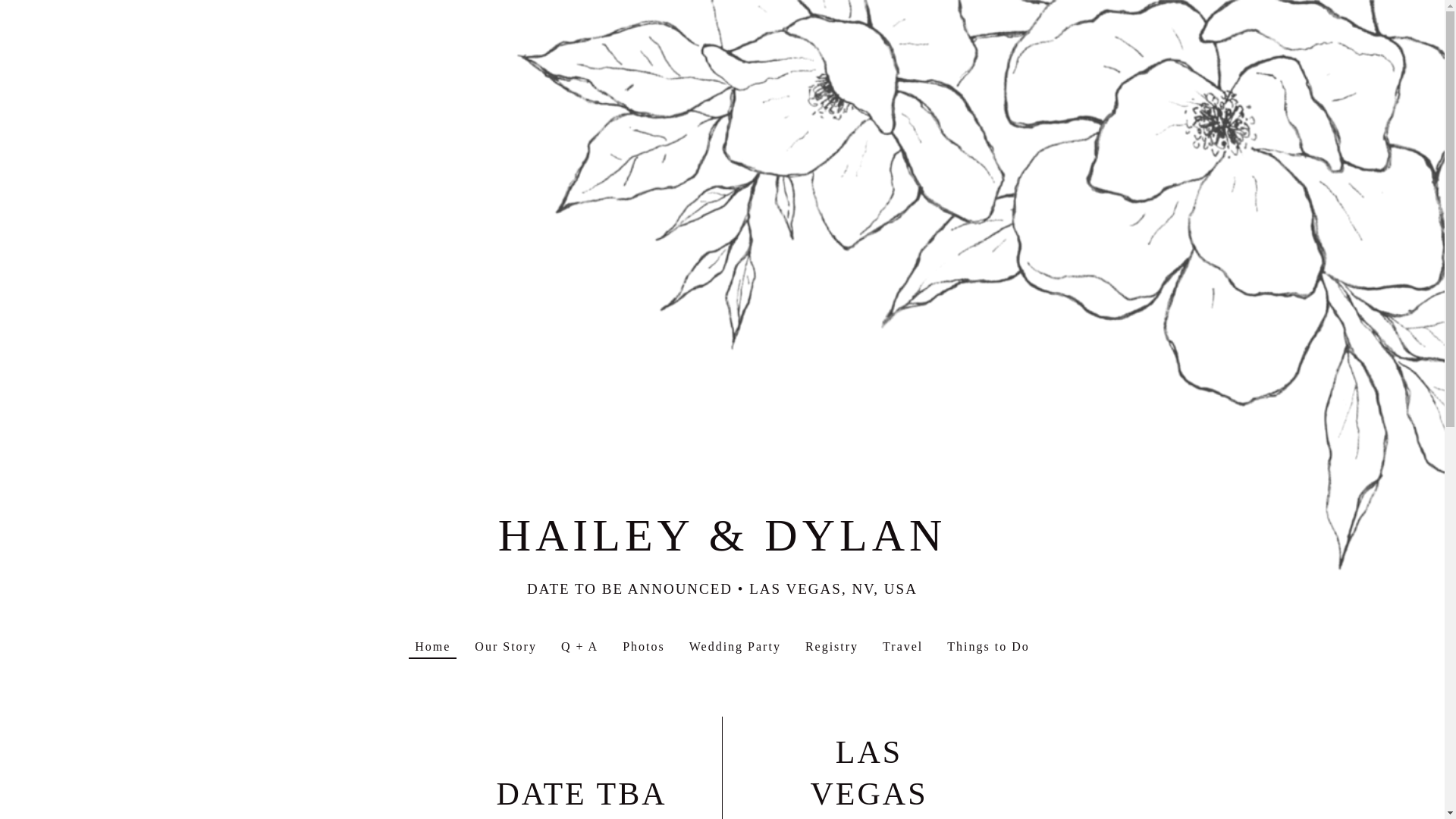 website screenshot of https://dylanandhailey.com/