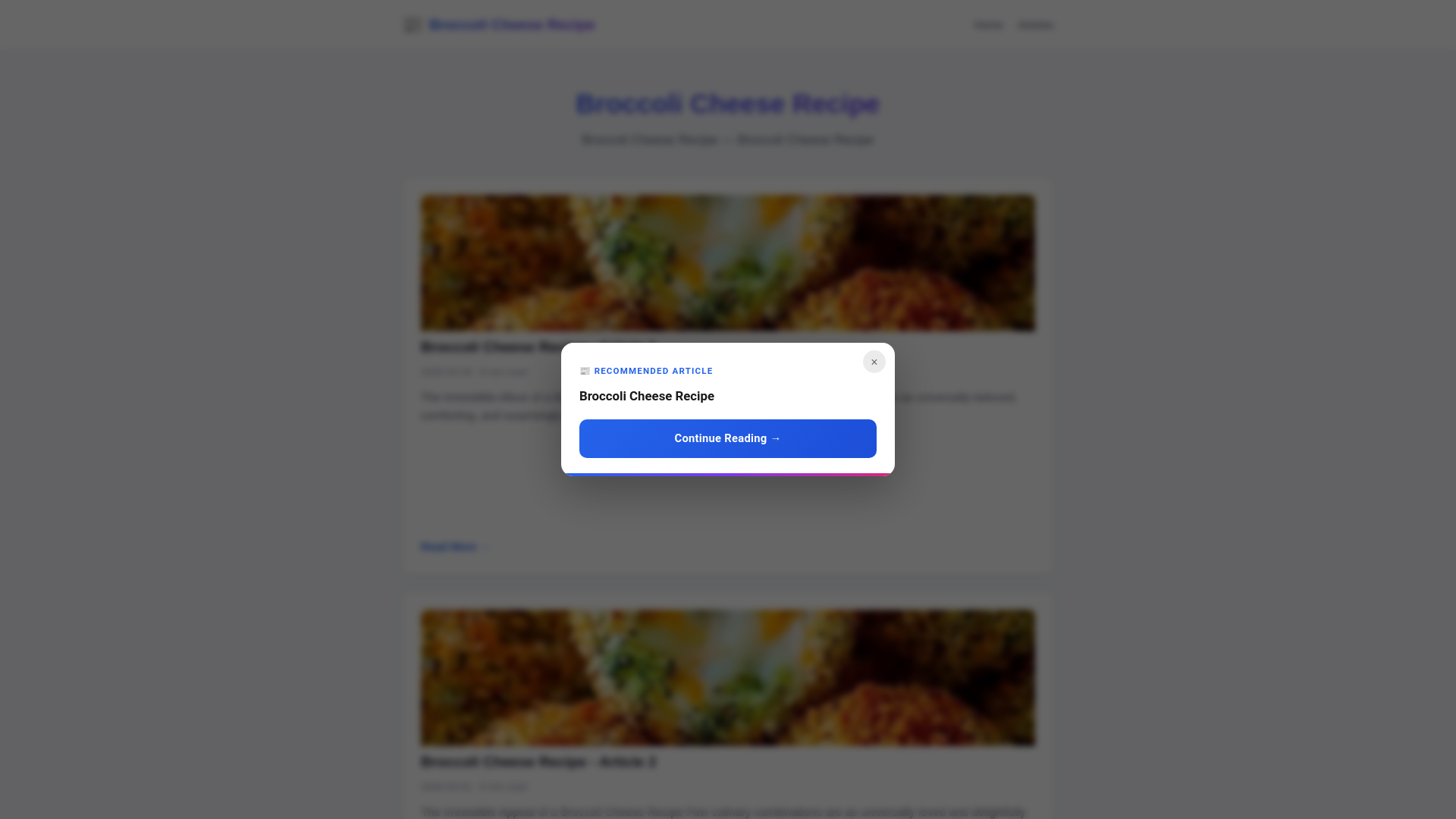 website screenshot of https://broccoli-cheese-recipe.pages.dev/