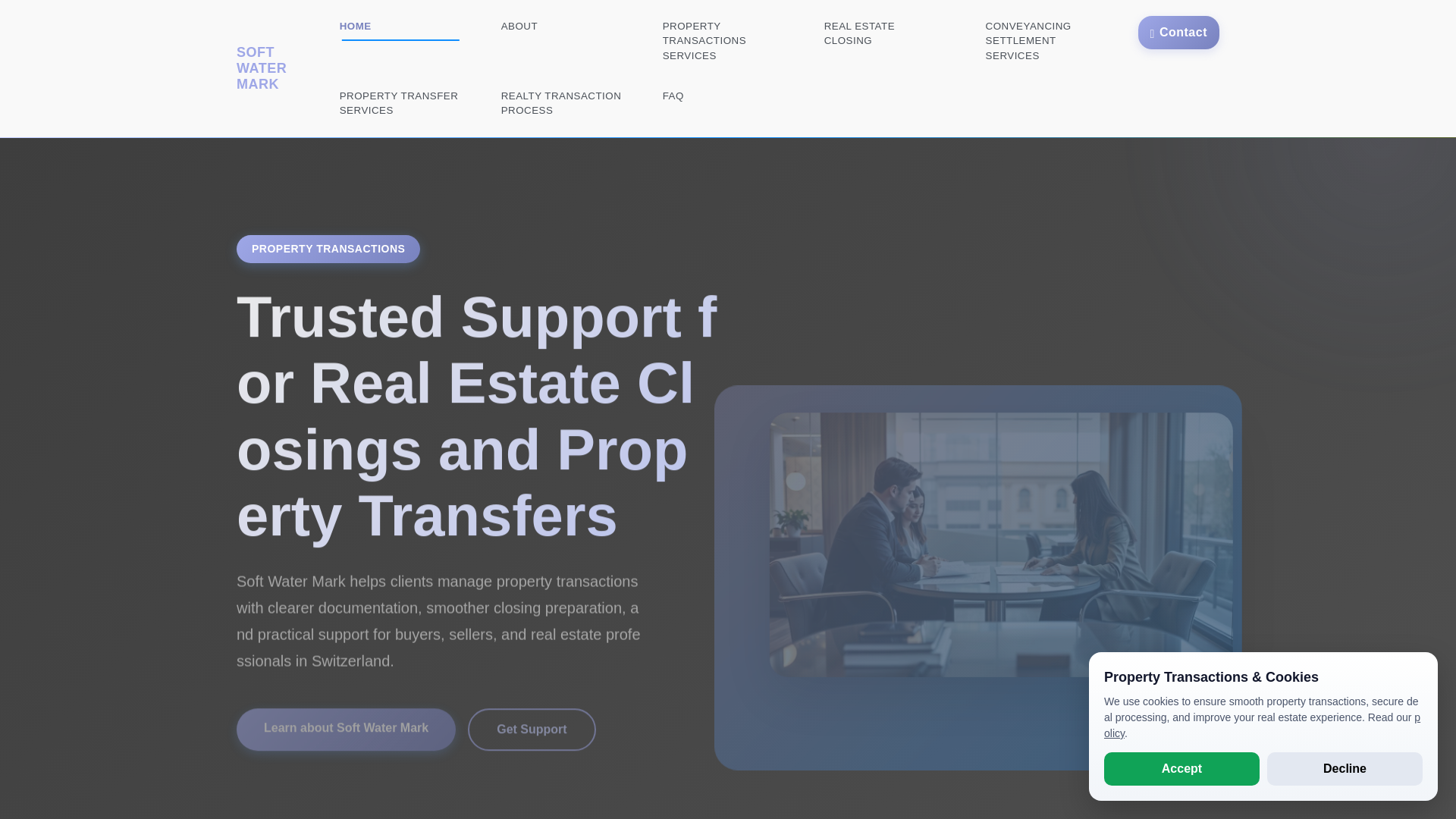 website screenshot of https://softwatermark.xyz