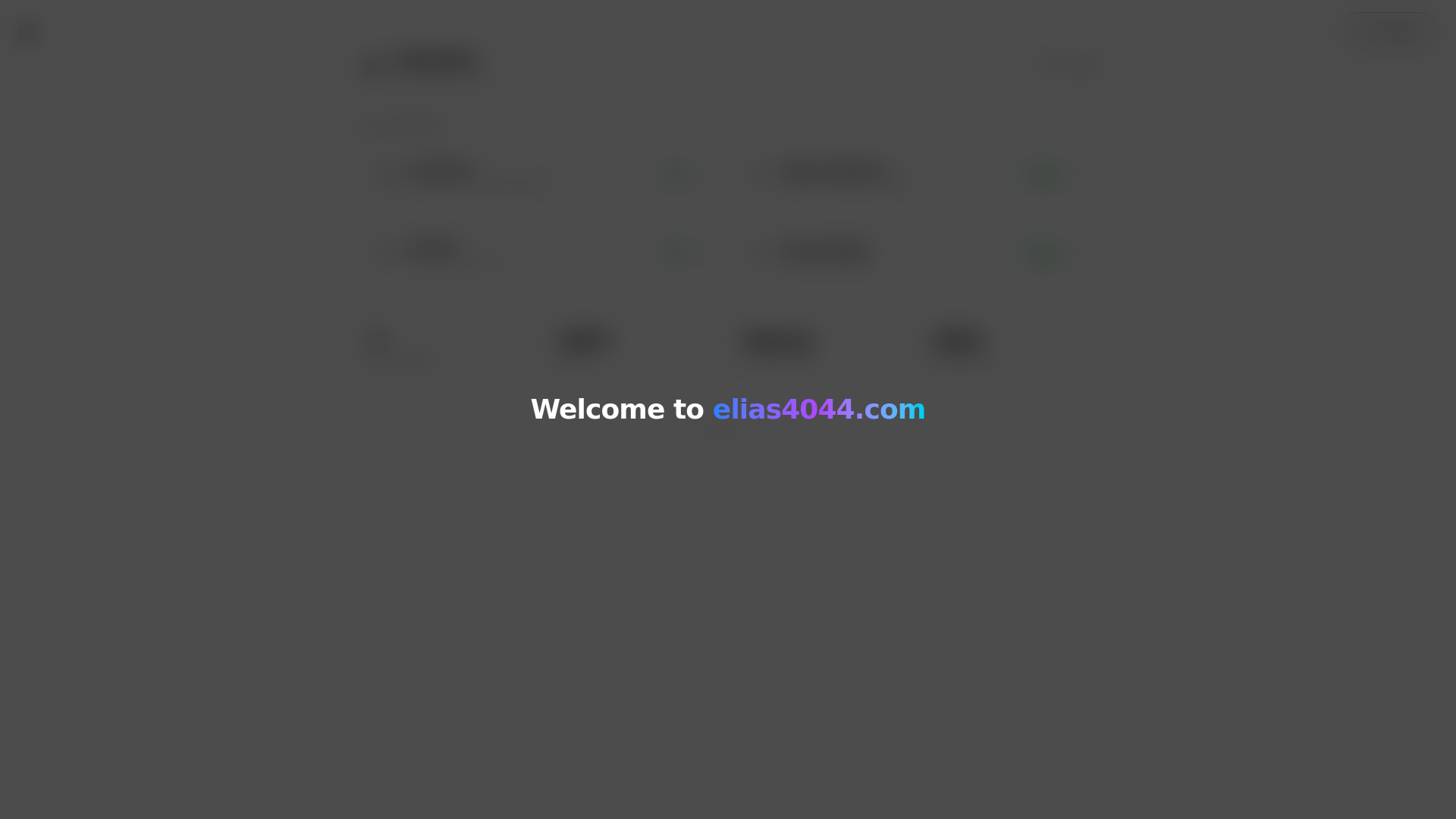 website screenshot of https://elias4044.com/