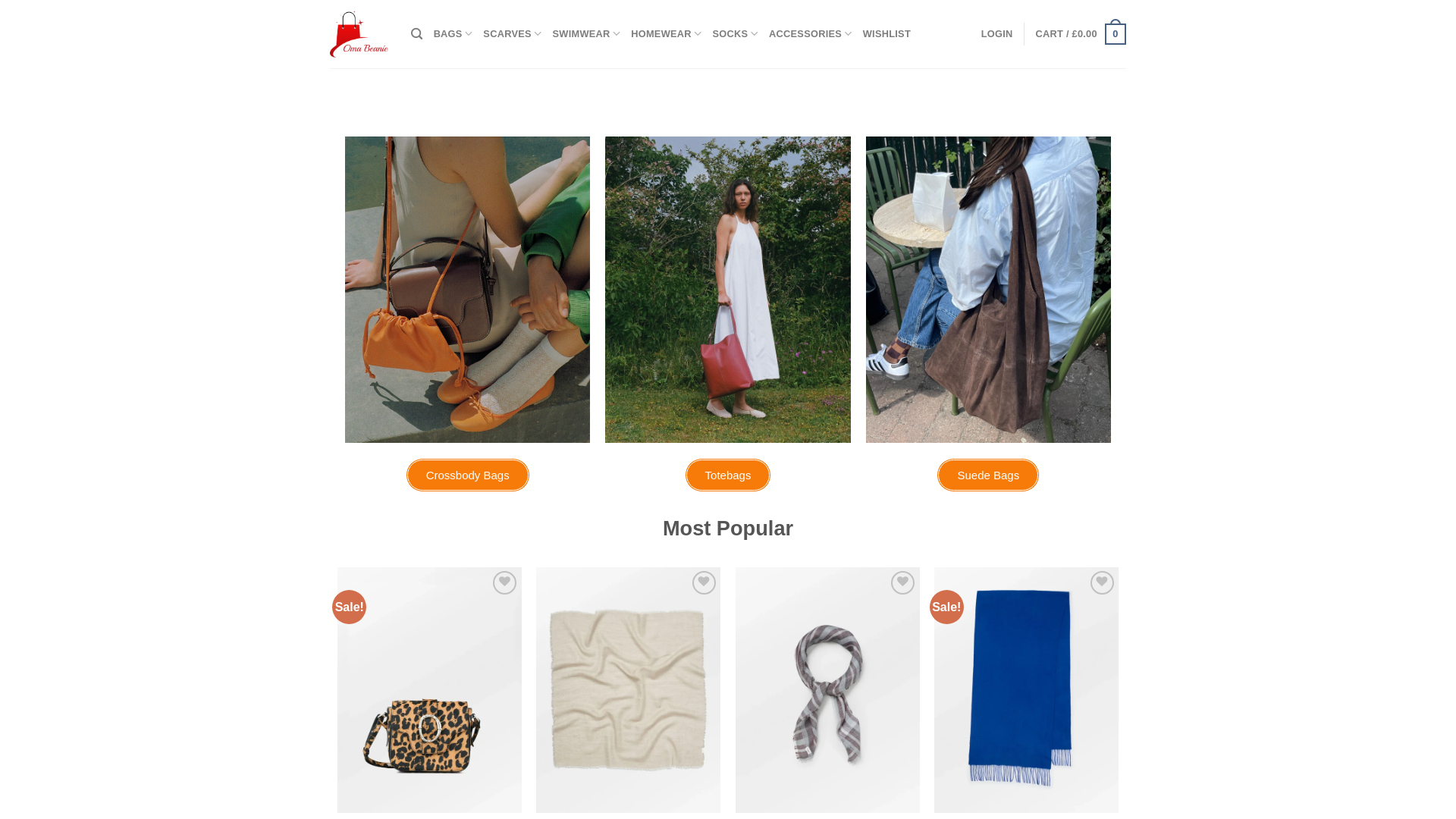 website screenshot of https://omabeanie.com/
