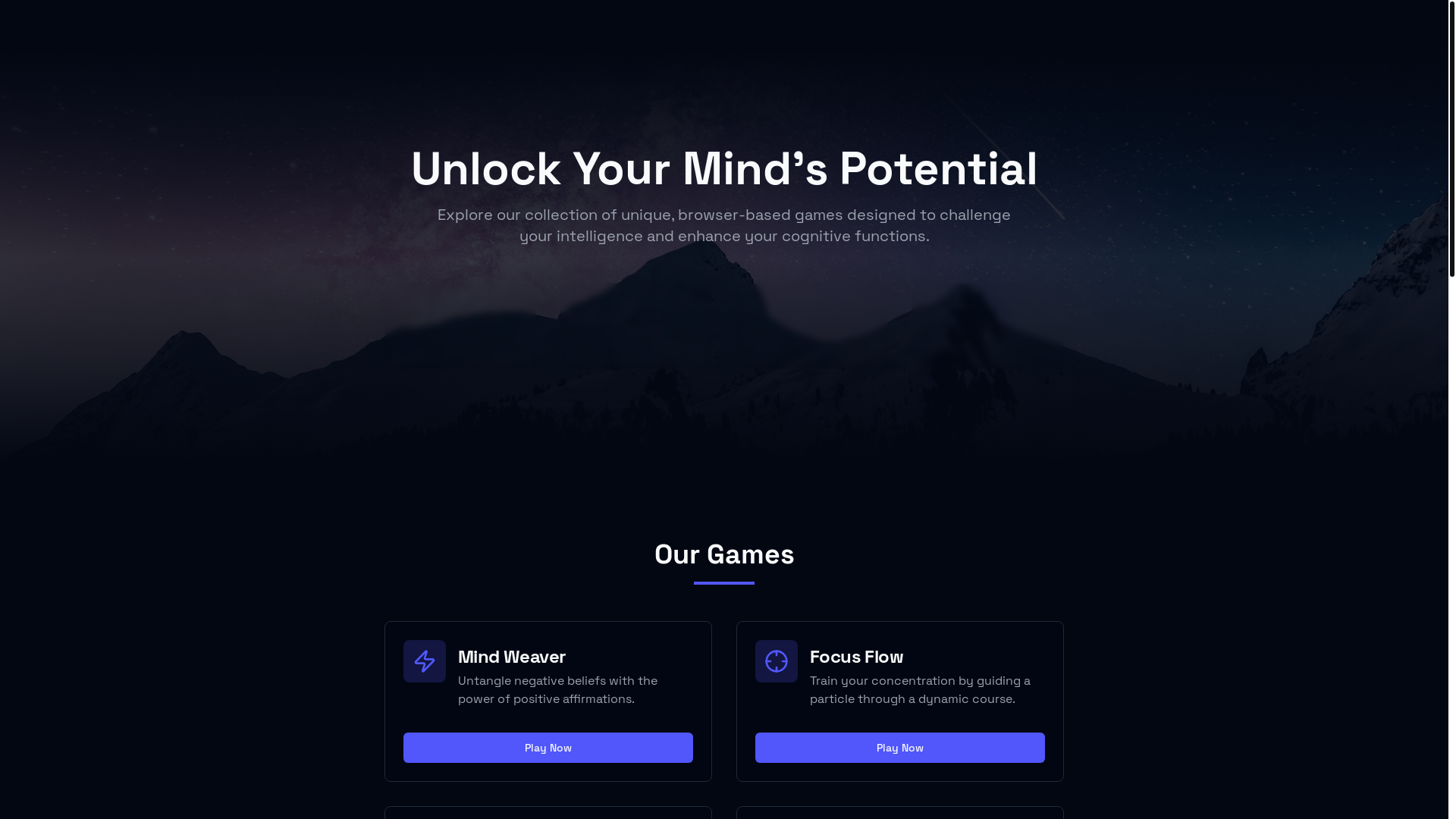 website screenshot of https://nexusplay.pages.dev/