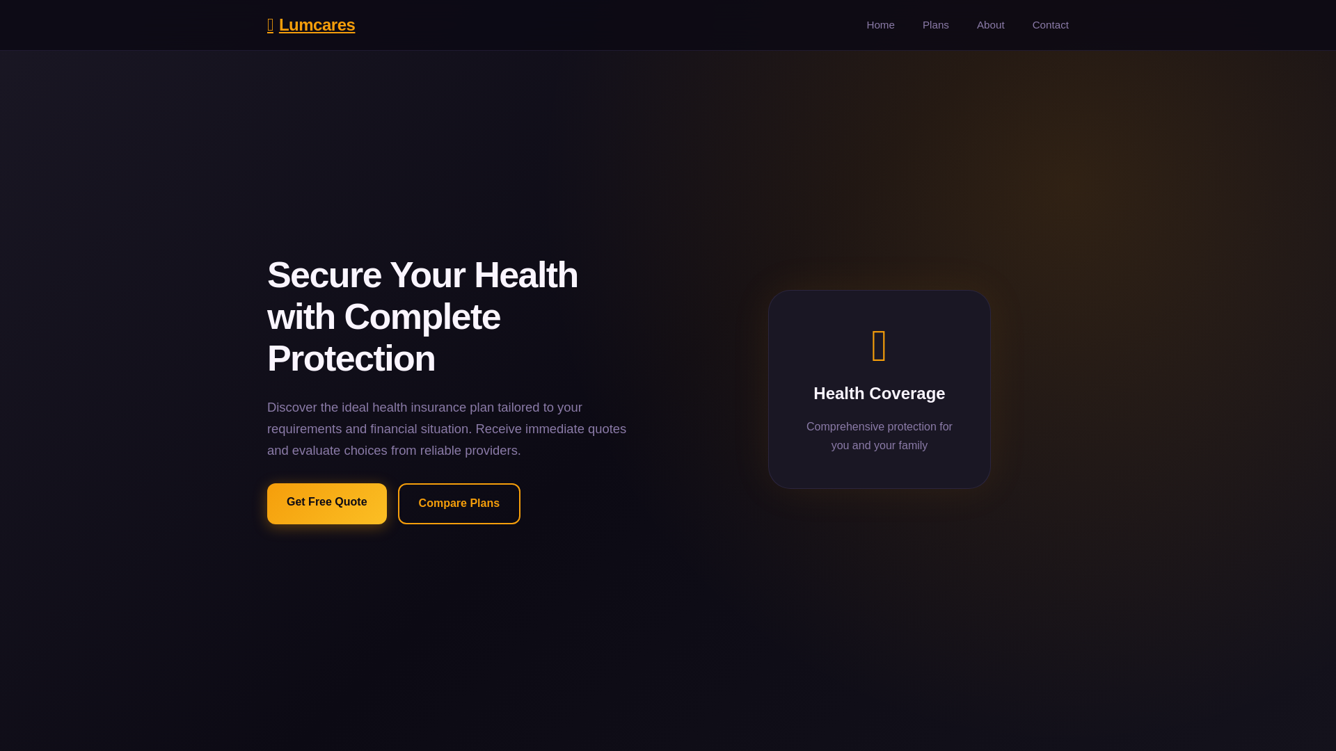 website screenshot of https://lummingcarez.com/