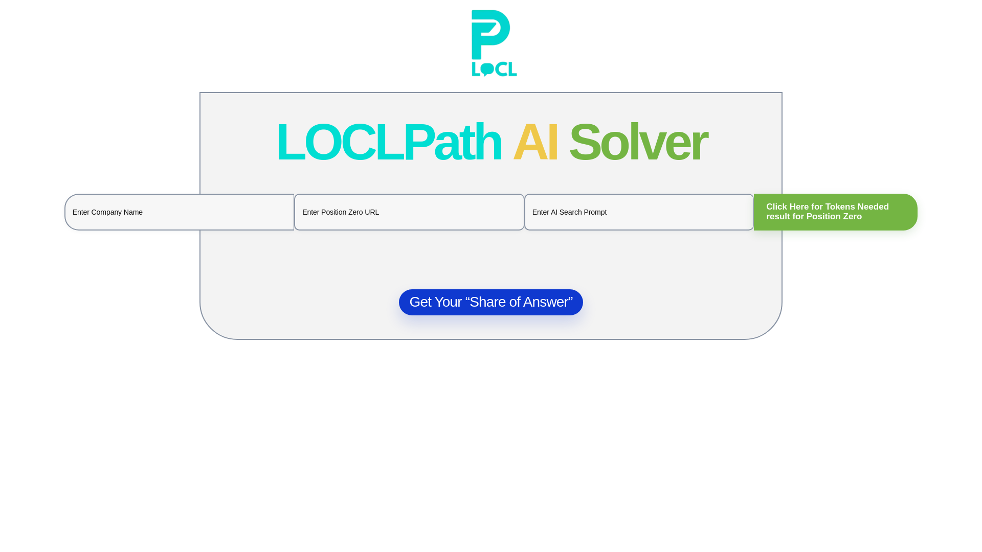 website screenshot of https://loclshopsolver.com/