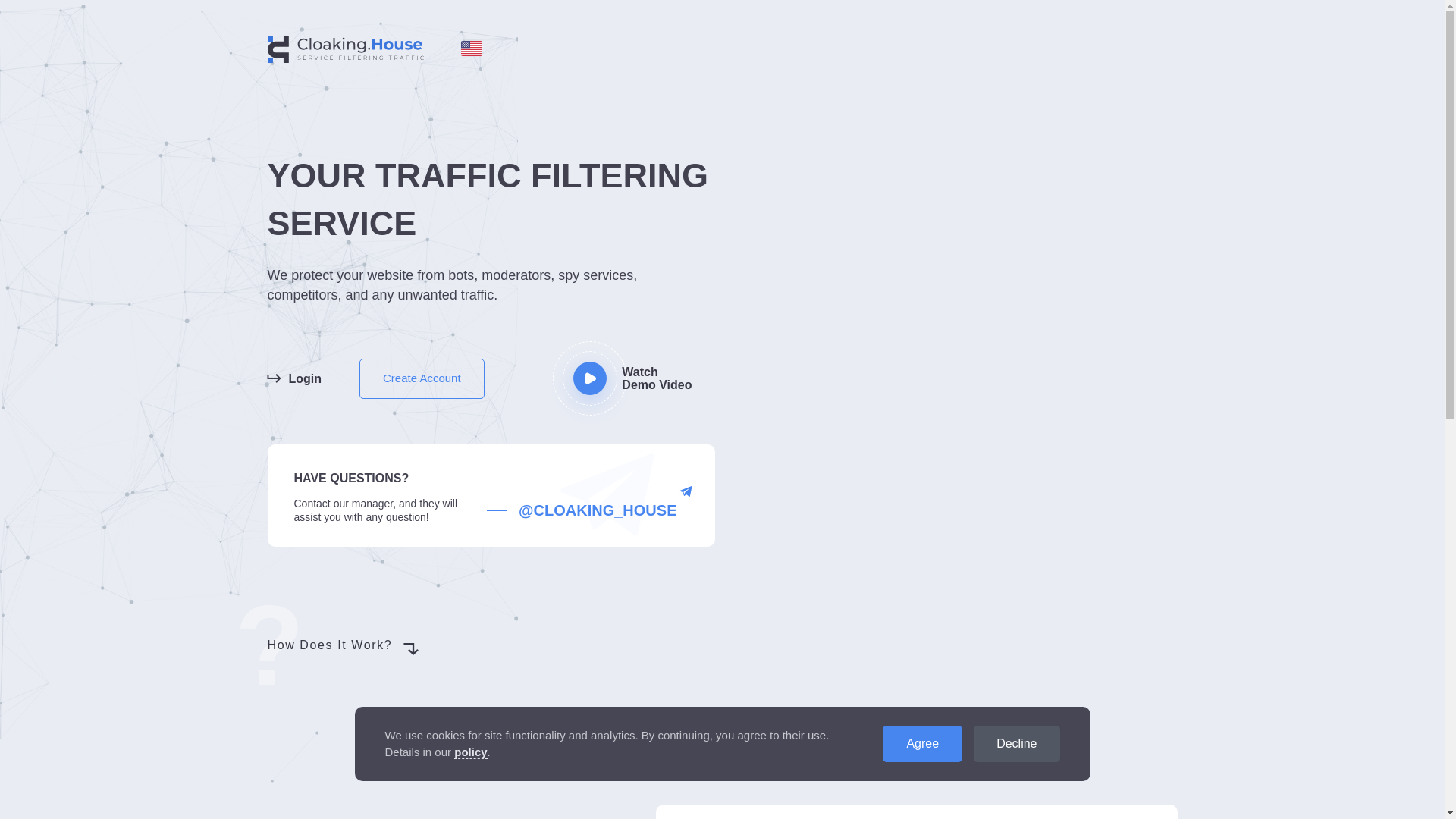 website screenshot of https://whitepage.house/