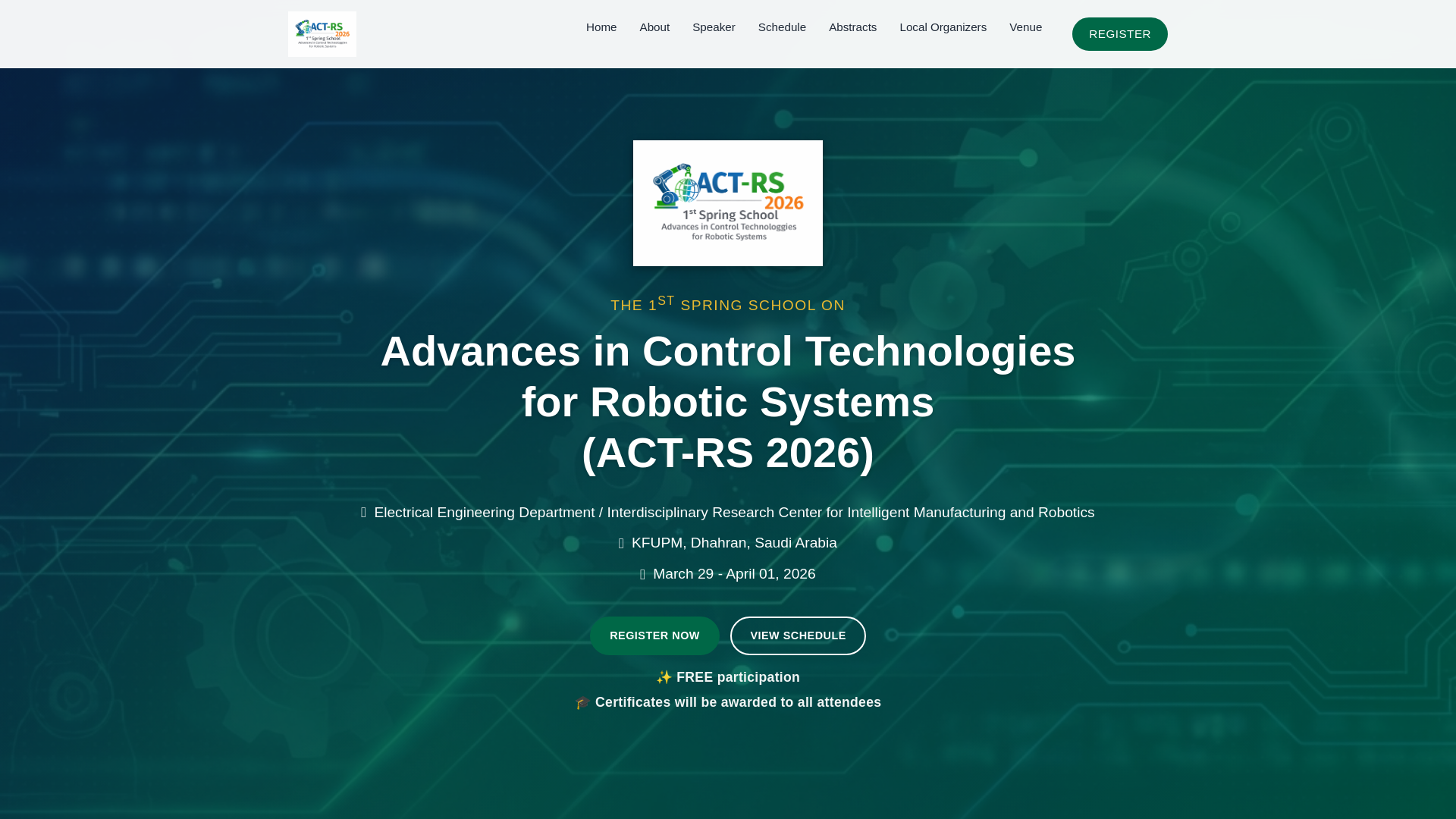 website screenshot of https://act-rs2026.com/