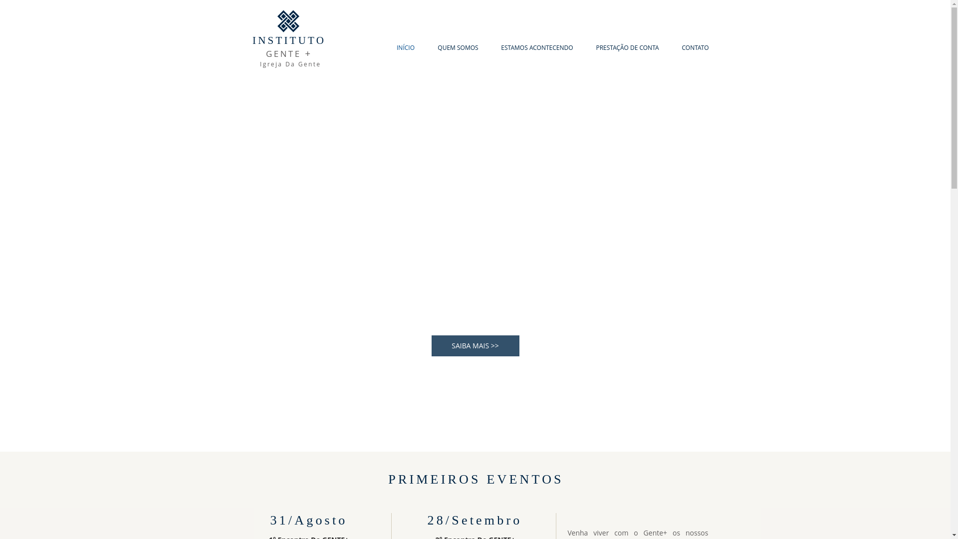 website screenshot of https://institutogentemais.org/