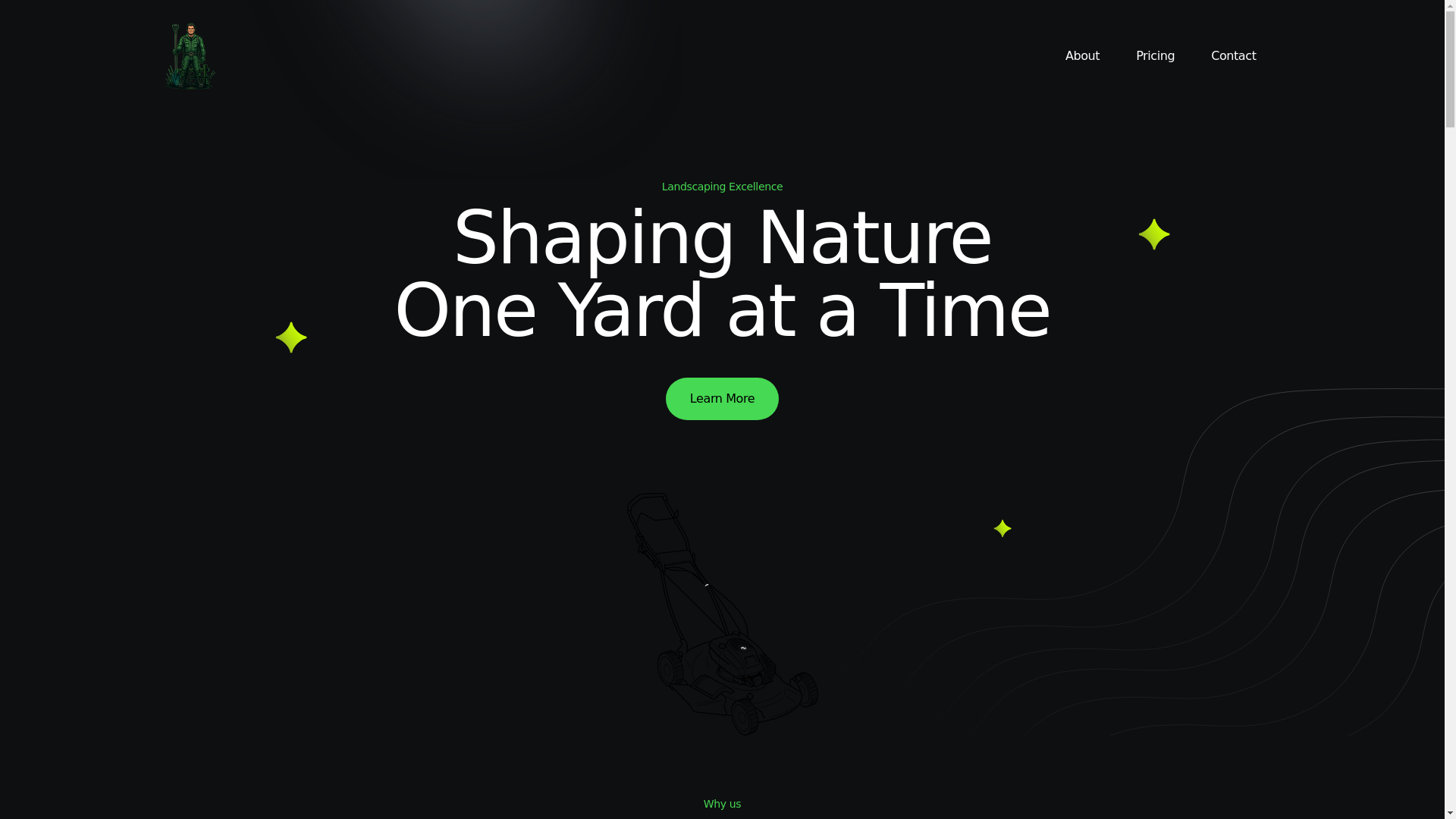 website screenshot of https://jhagreenscapes.com.au/