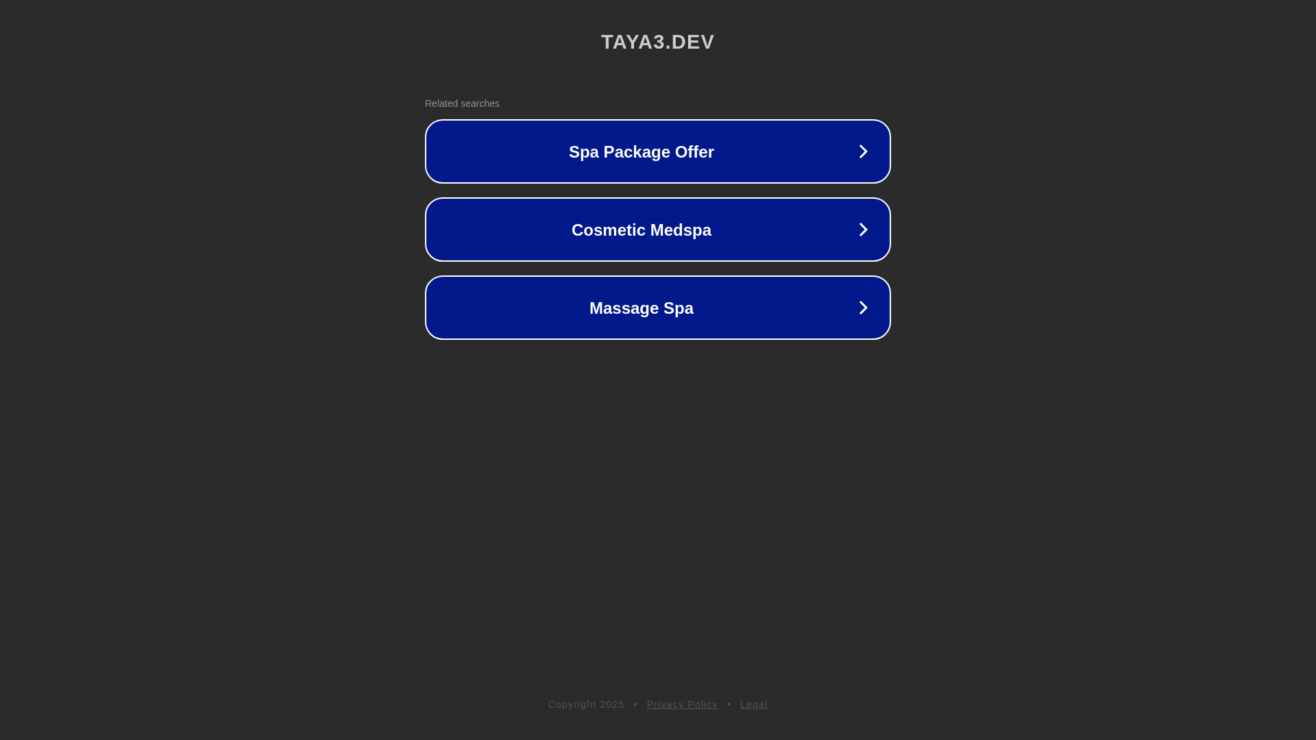 website screenshot of https://taya3.dev/