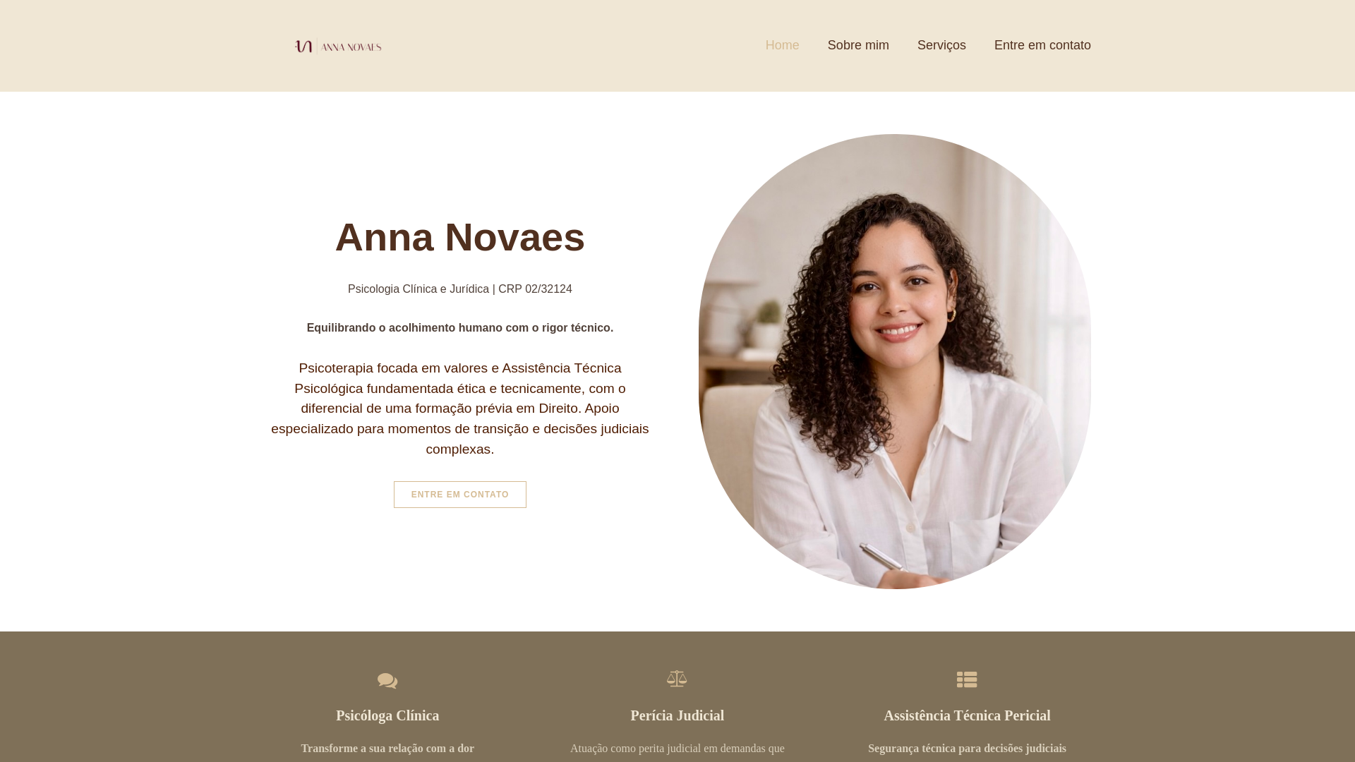 website screenshot of https://anovaespsi.com.br/