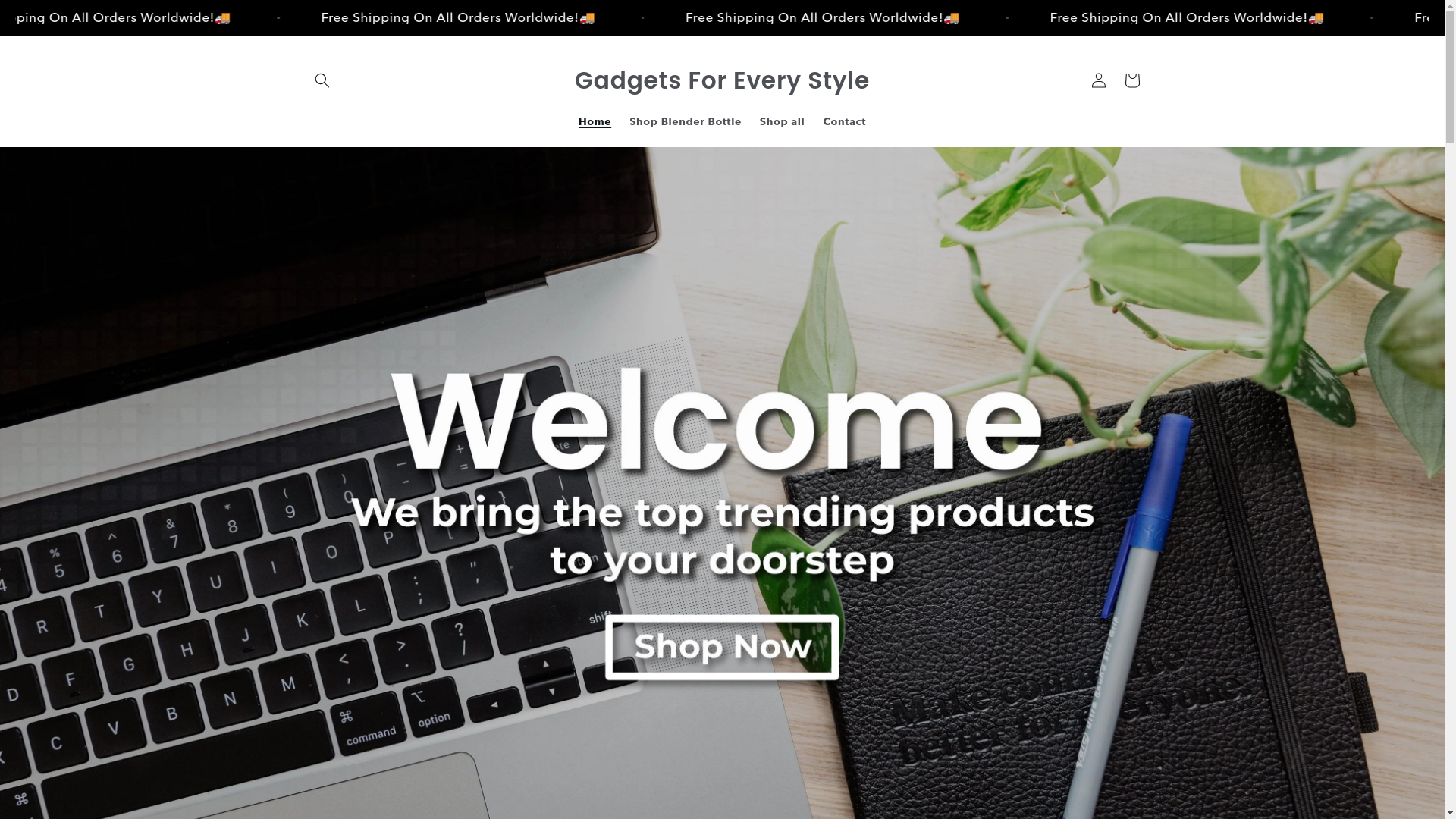 website screenshot of https://gadgetsforeverystyle.com/
