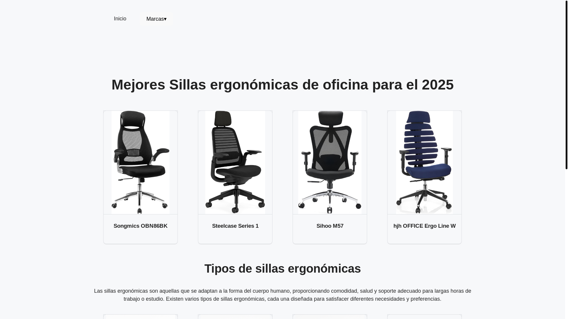 website screenshot of https://sillas-ergonomicas.org/