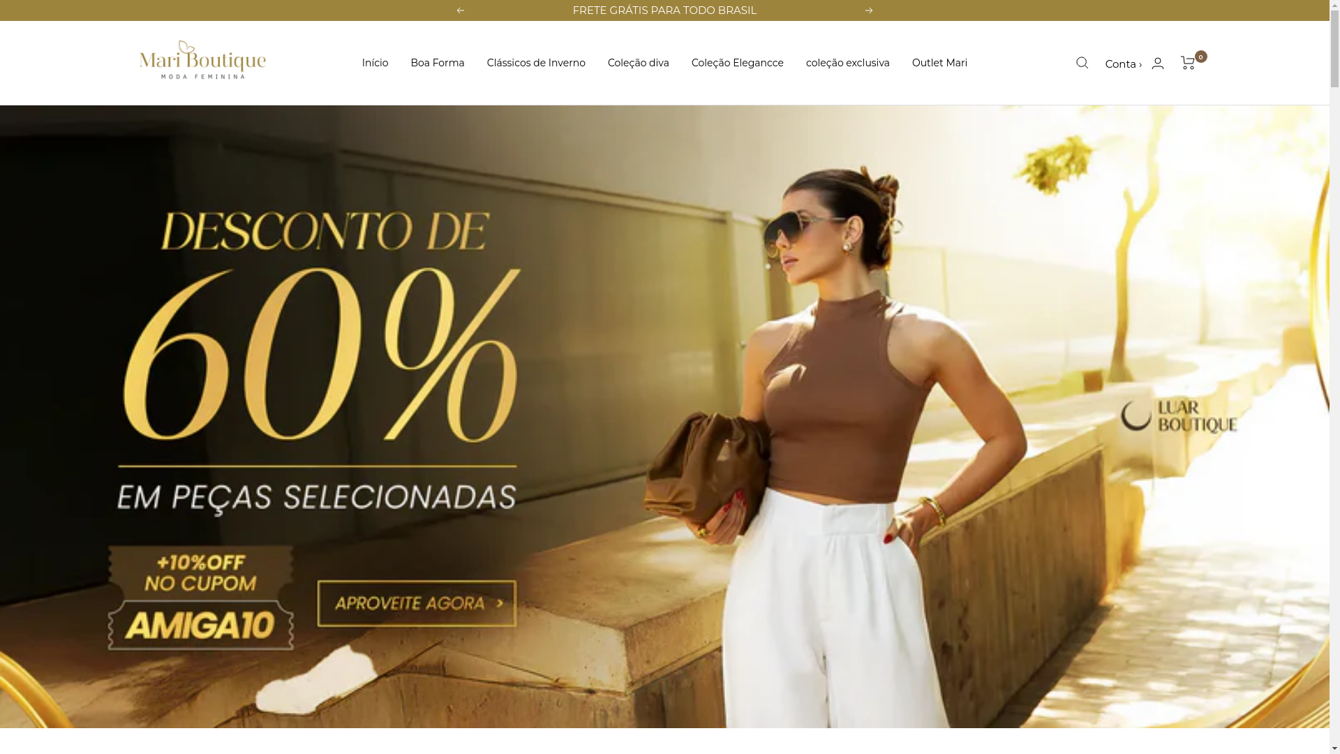website screenshot of https://mariiboutique.site/