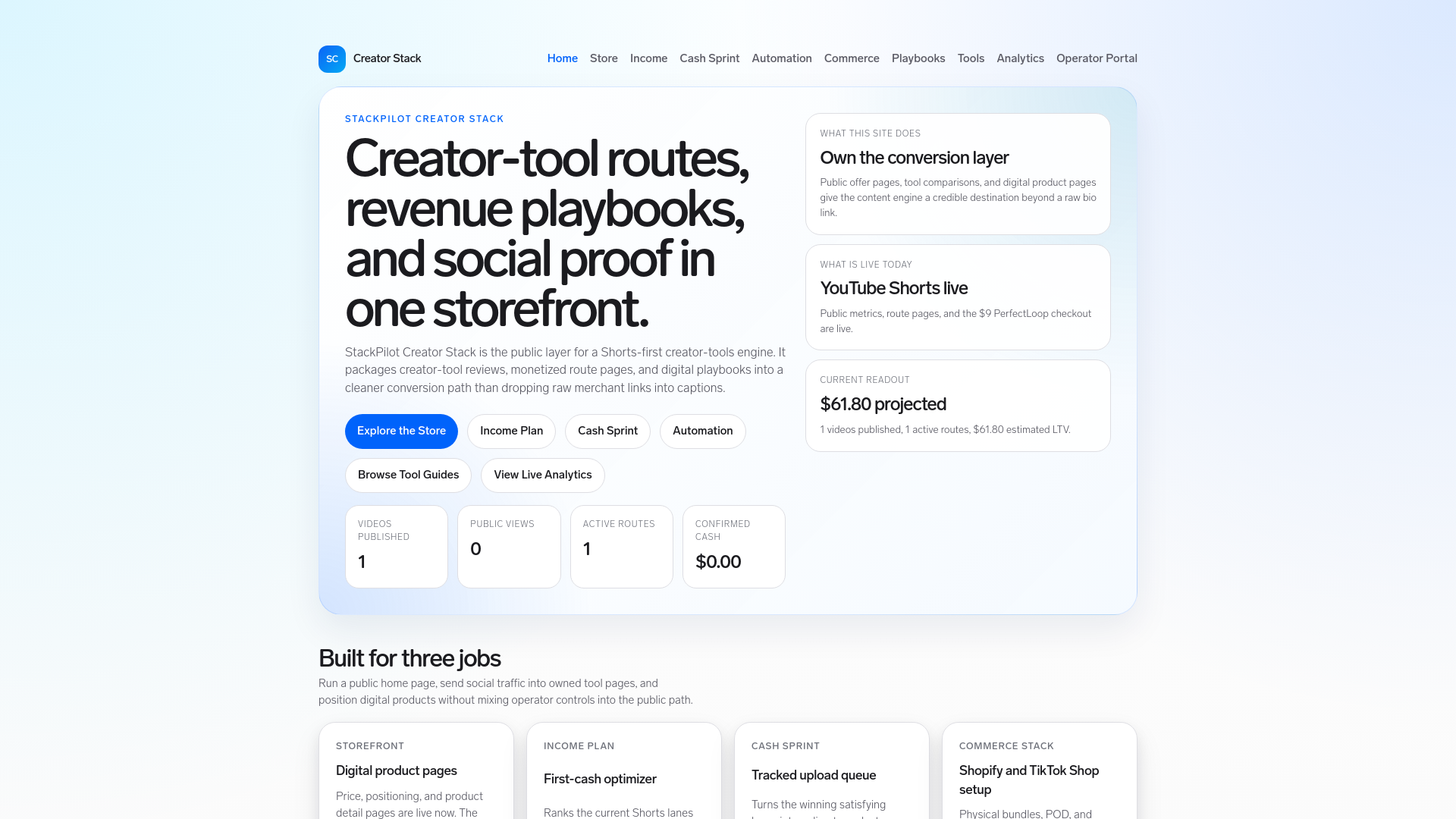website screenshot of https://social-automation.pages.dev/