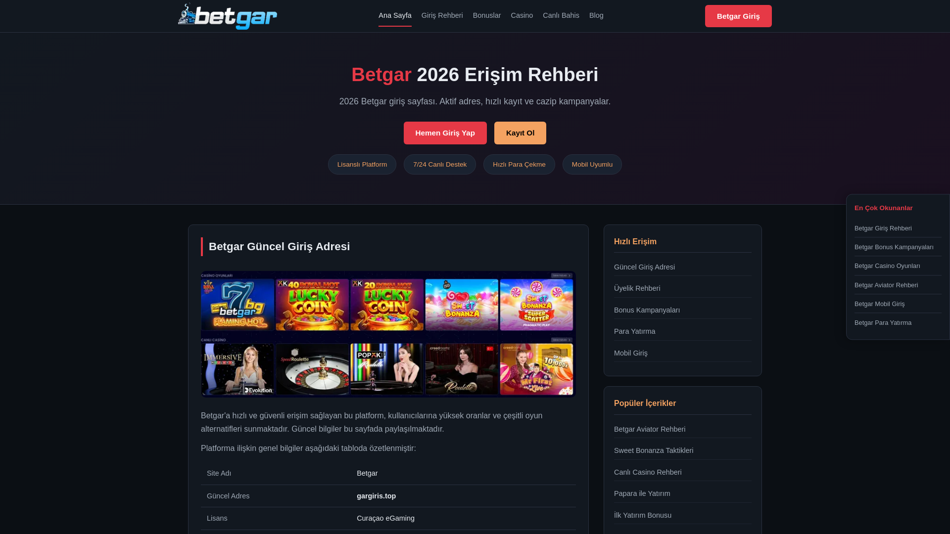 website screenshot of https://gargiris.top/