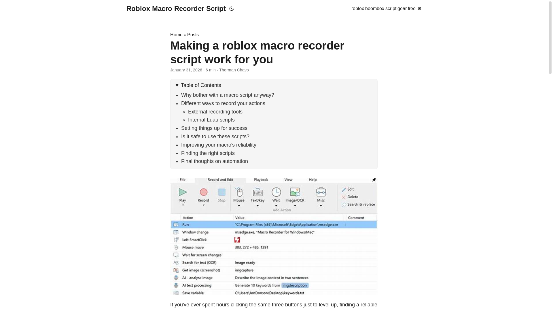 website screenshot of https://roblox-macro-recorder-script.pages.dev/