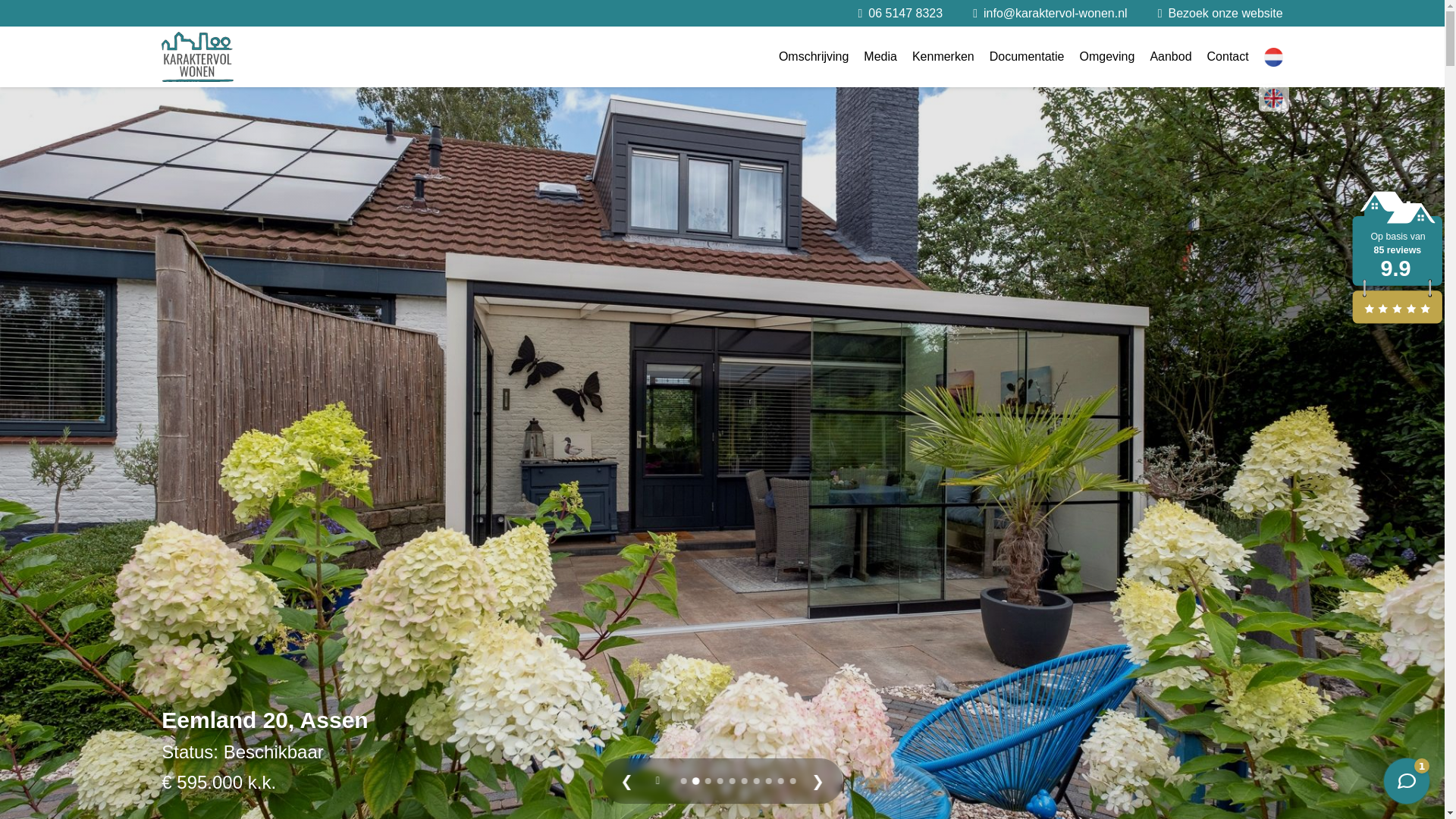 website screenshot of https://eemland20.nl/