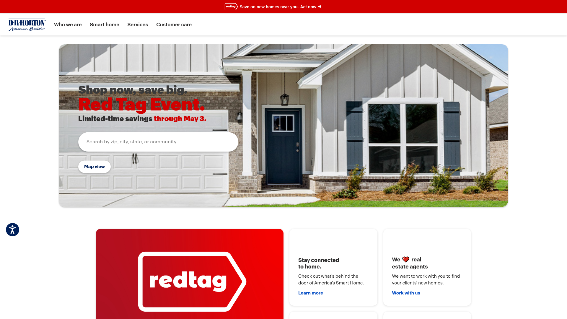website screenshot of https://drhortonco.com/