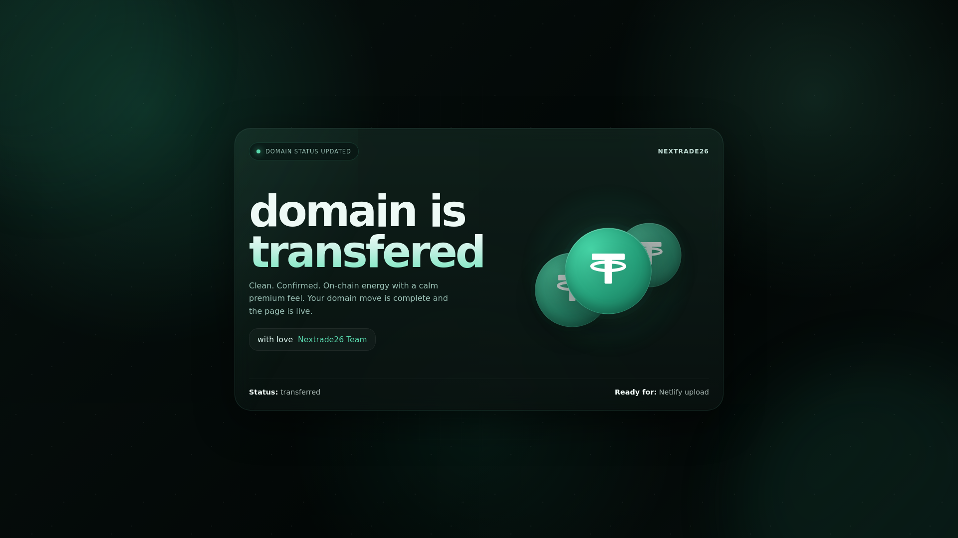 website screenshot of https://nextrade26.net