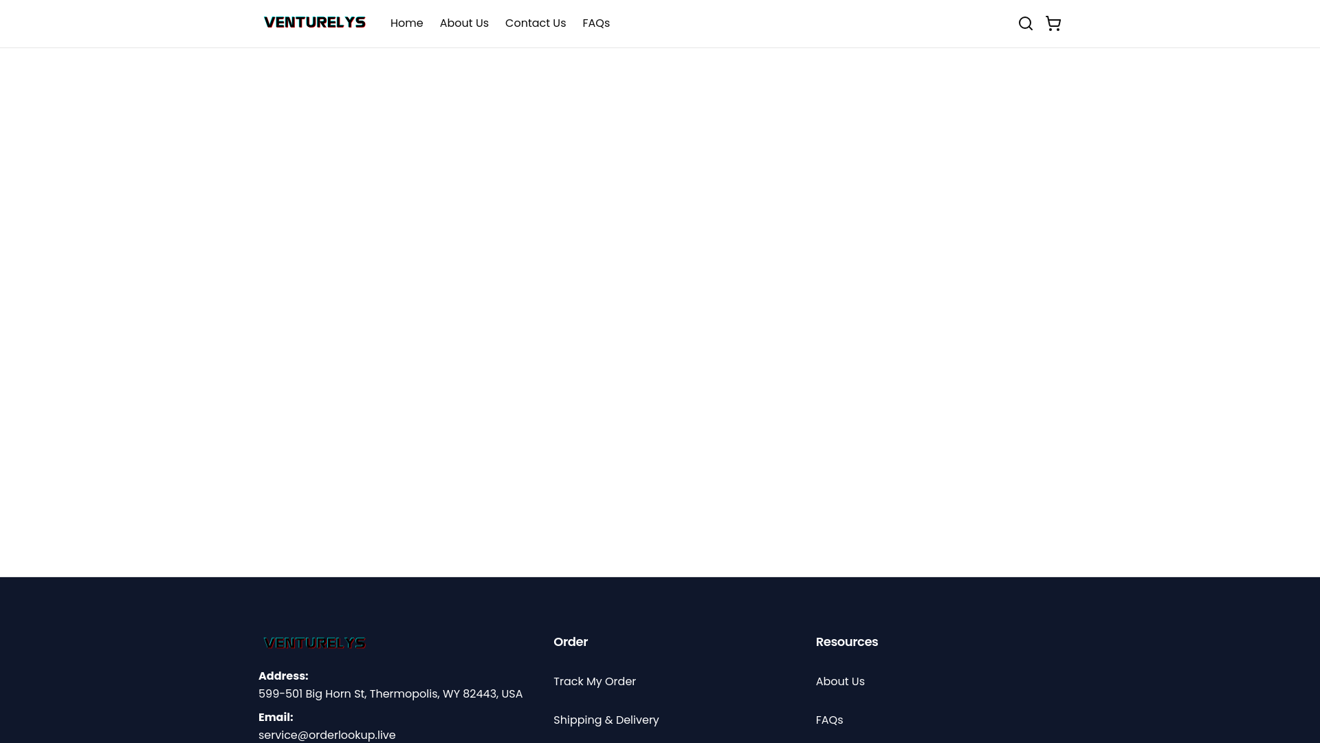 website screenshot of https://venturelys.com