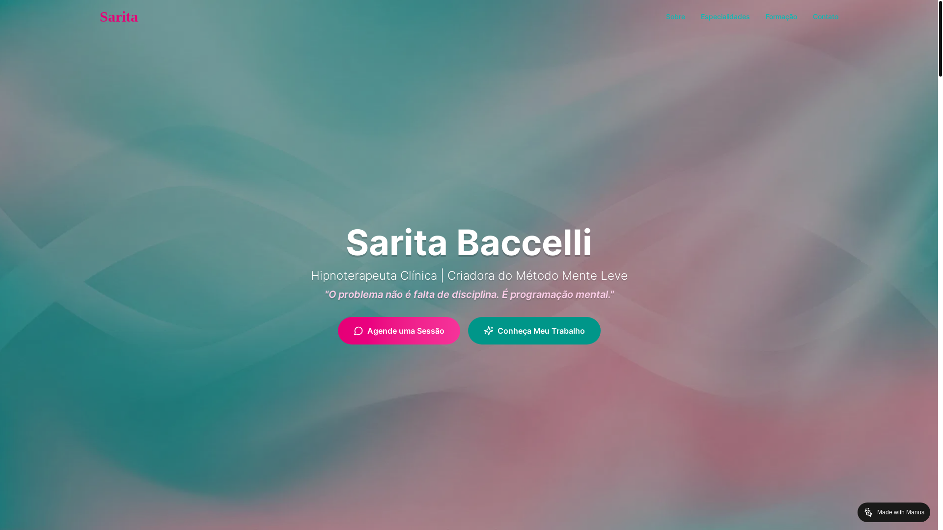 website screenshot of https://metodomenteleve.com.br/
