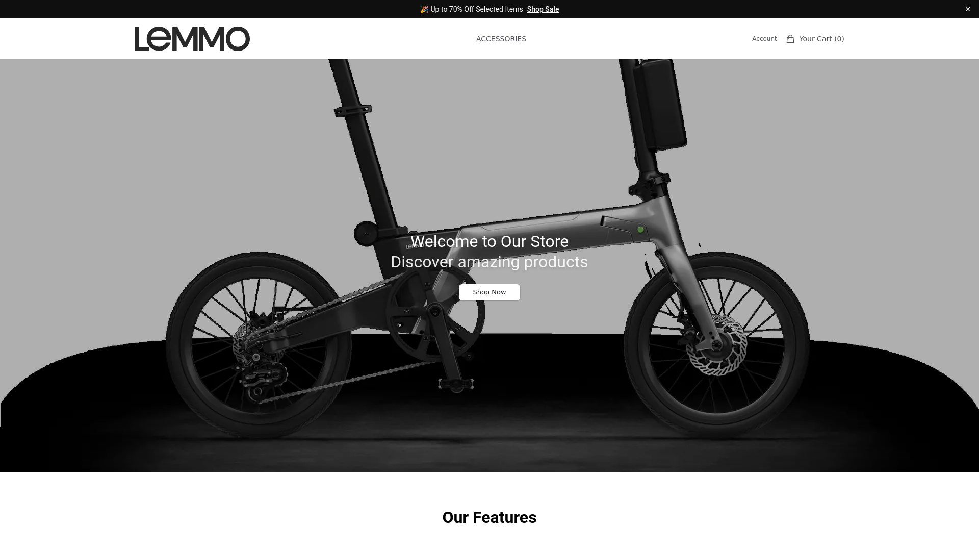 website screenshot of https://lemmofuturewear.shop/