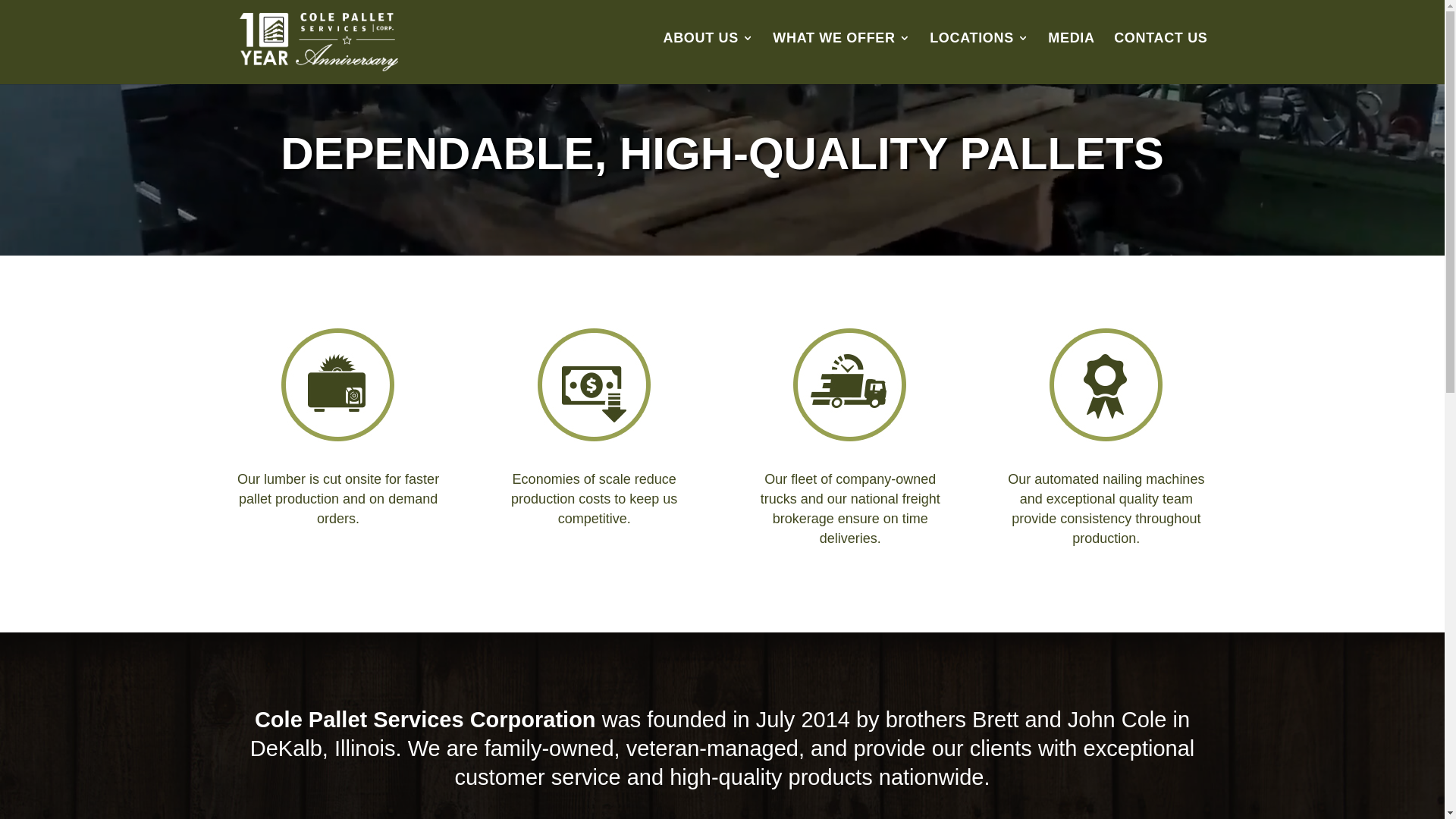 website screenshot of https://colepallet.pages.dev/