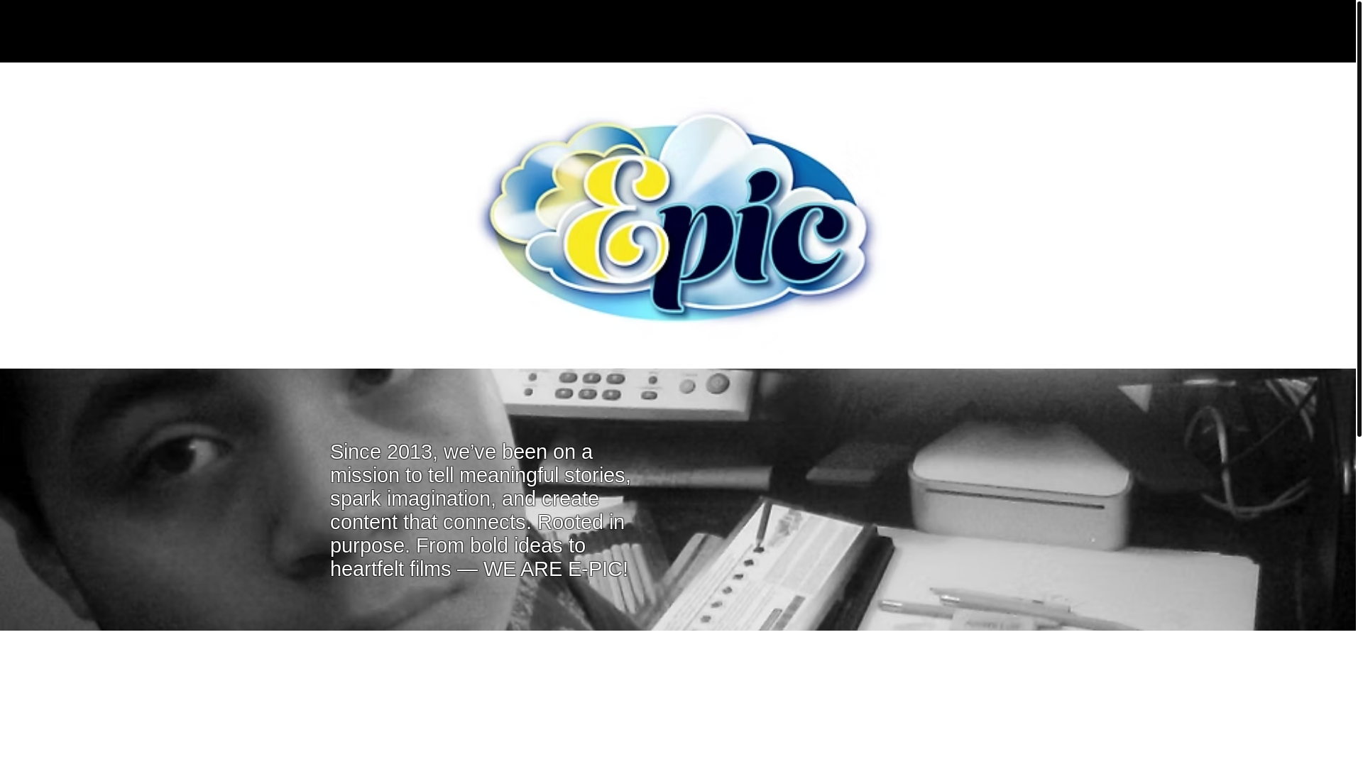 website screenshot of https://e-picmediastudios.com/