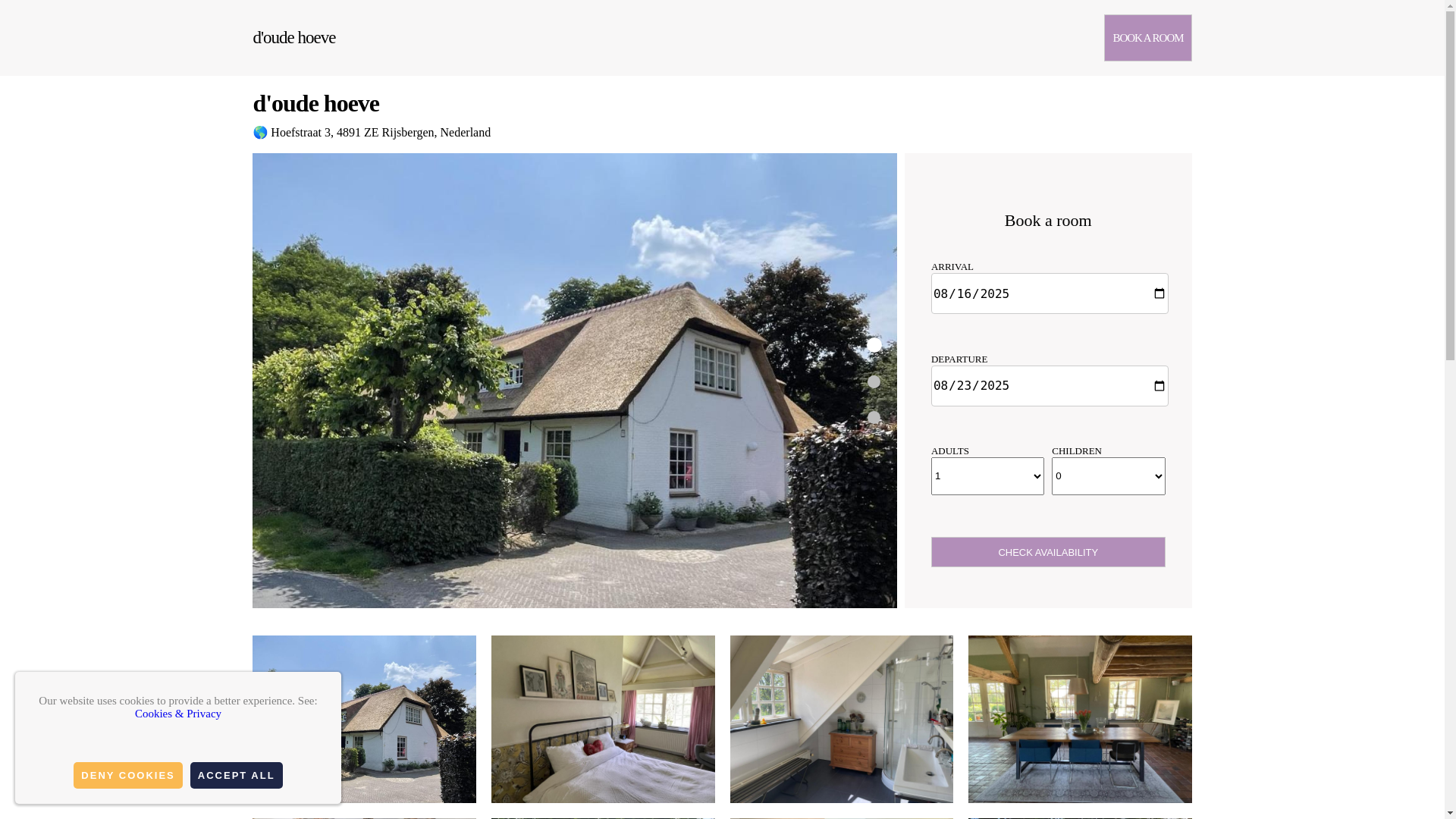 website screenshot of https://d-oude-hoeve.com.es/