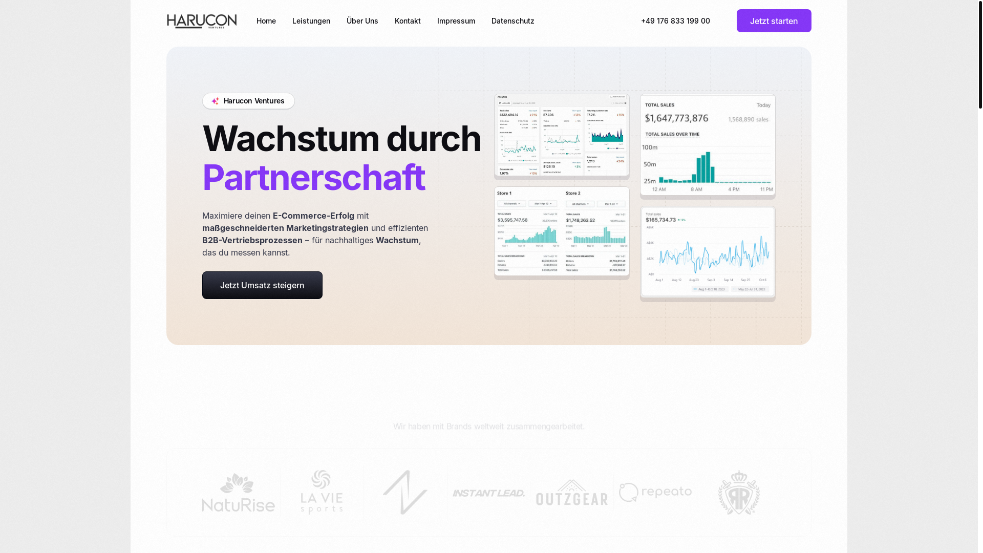 website screenshot of https://officeharucon.de/