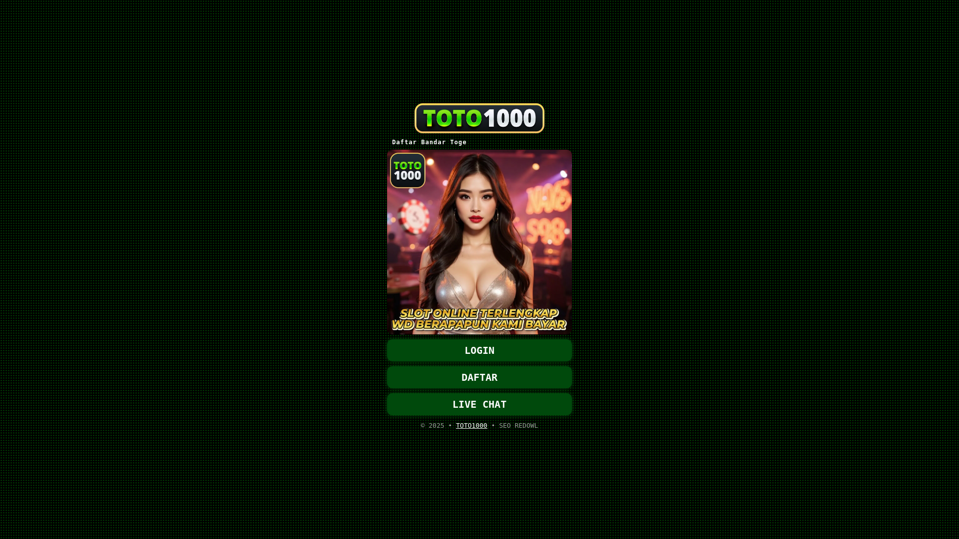 website screenshot of https://toto1000alternatif.pages.dev/