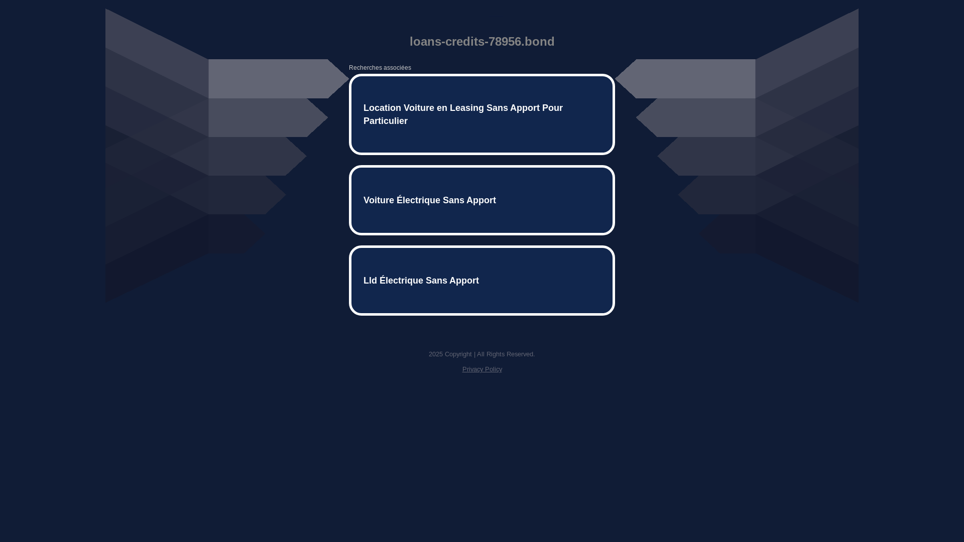 website screenshot of https://loans-credits-78956.bond/