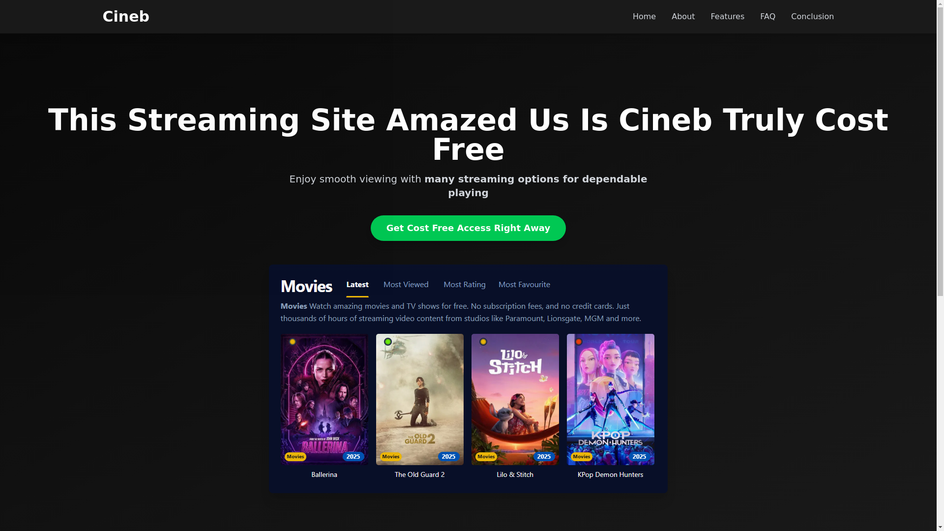 website screenshot of https://cineb-937d.pages.dev/
