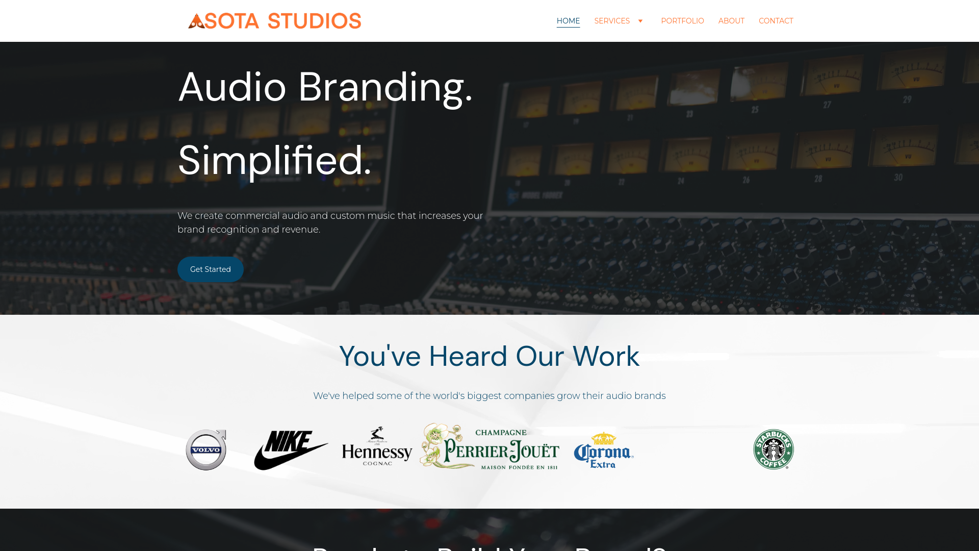 website screenshot of https://asotastudio.com/