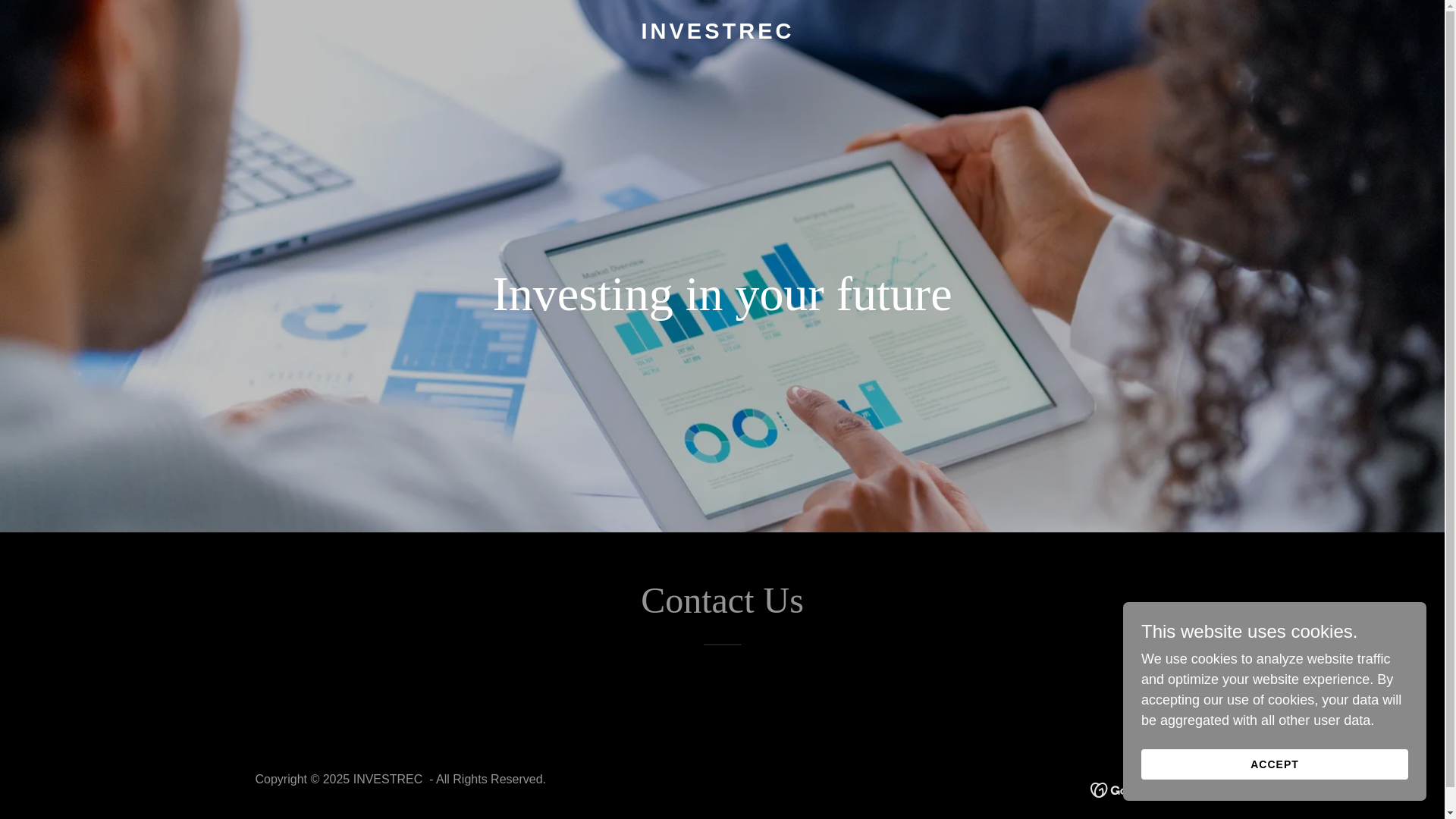 website screenshot of https://investrec.co.za/