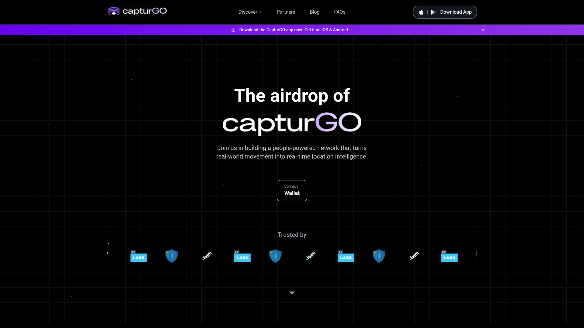 website screenshot of https://capturgo.xyz
