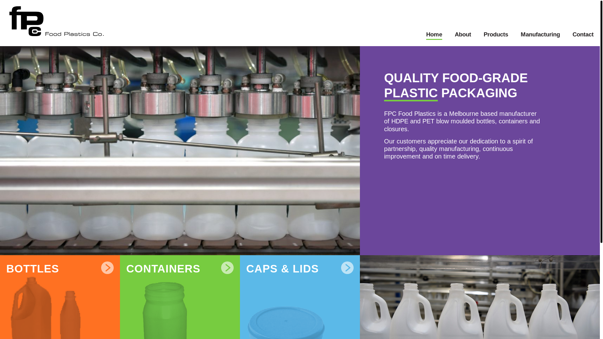 website screenshot of https://foodplastics.online/