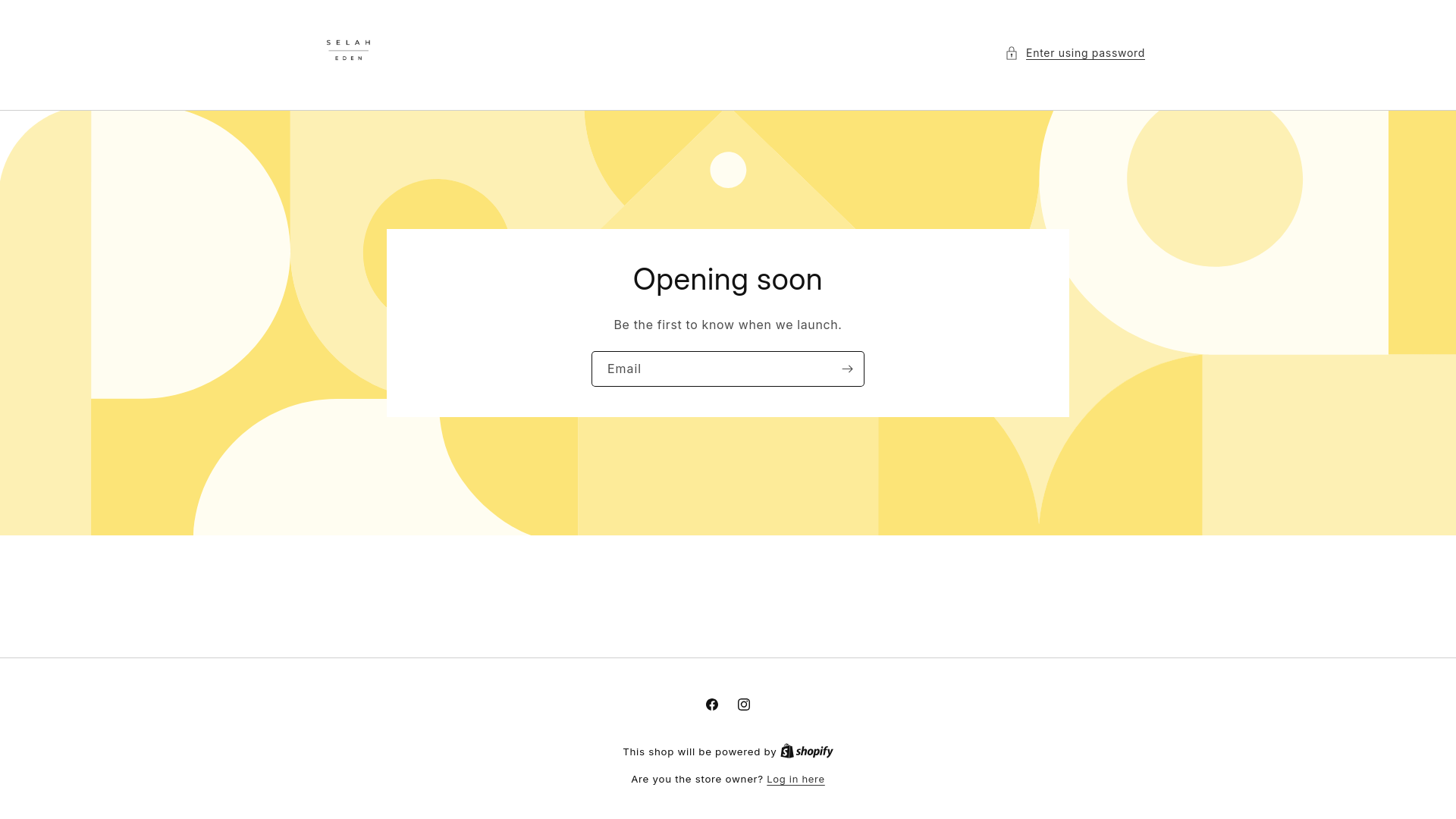 website screenshot of https://selaheden.com/