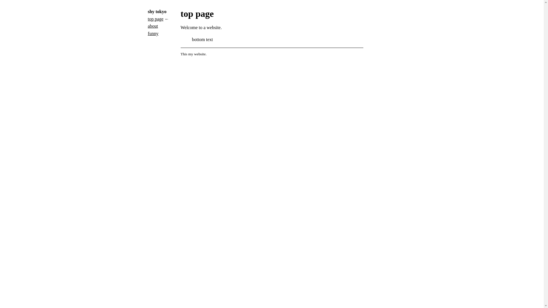 website screenshot of https://shytokyo.pages.dev/