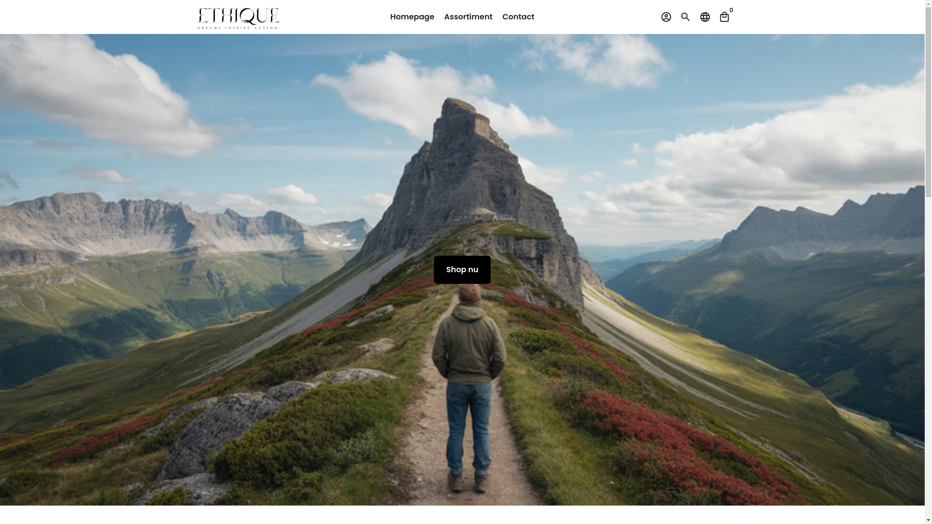 website screenshot of https://ethiquefashion.net/