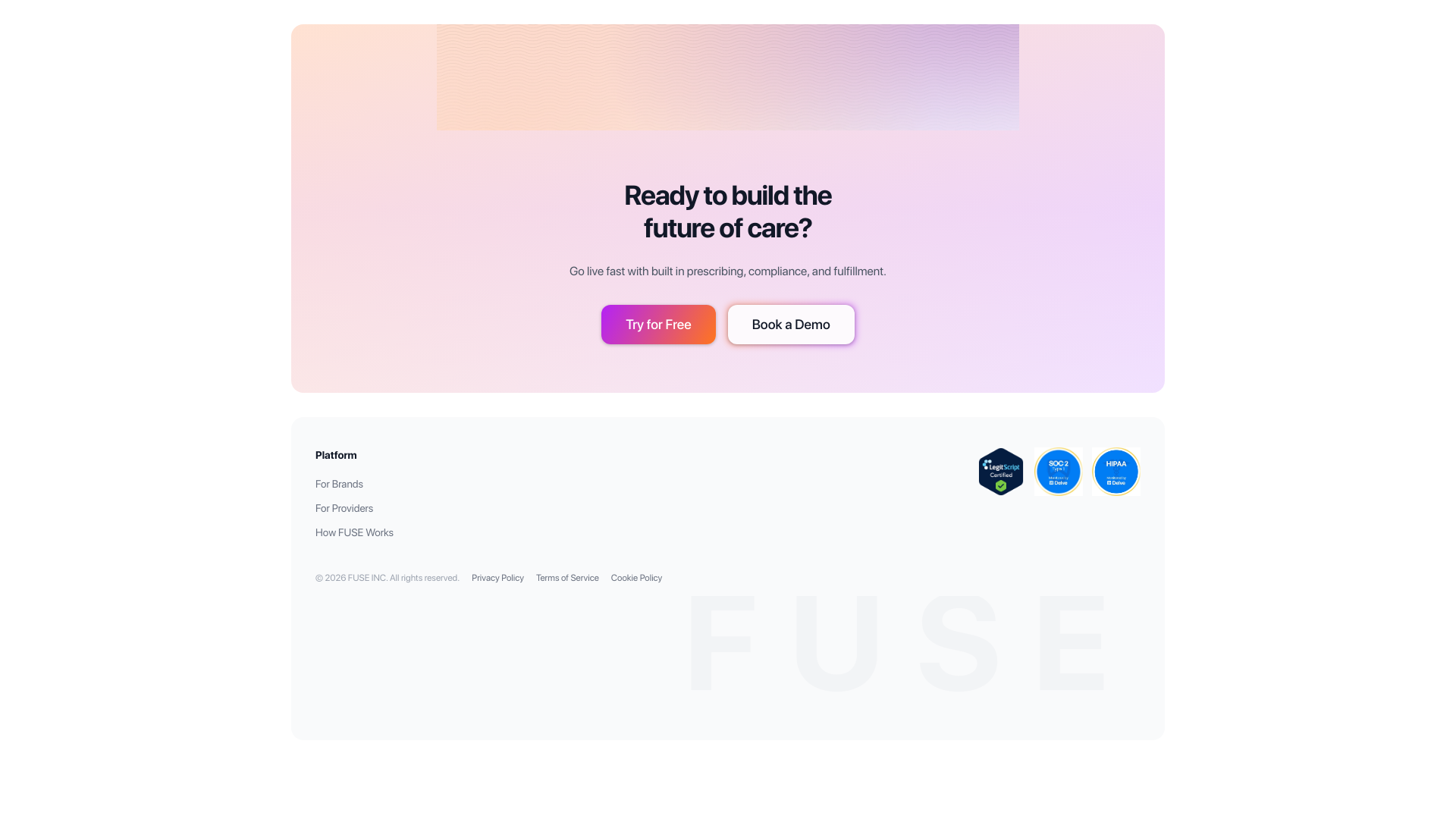 website screenshot of https://fuse-health-b5f6c06f.pages.dev/