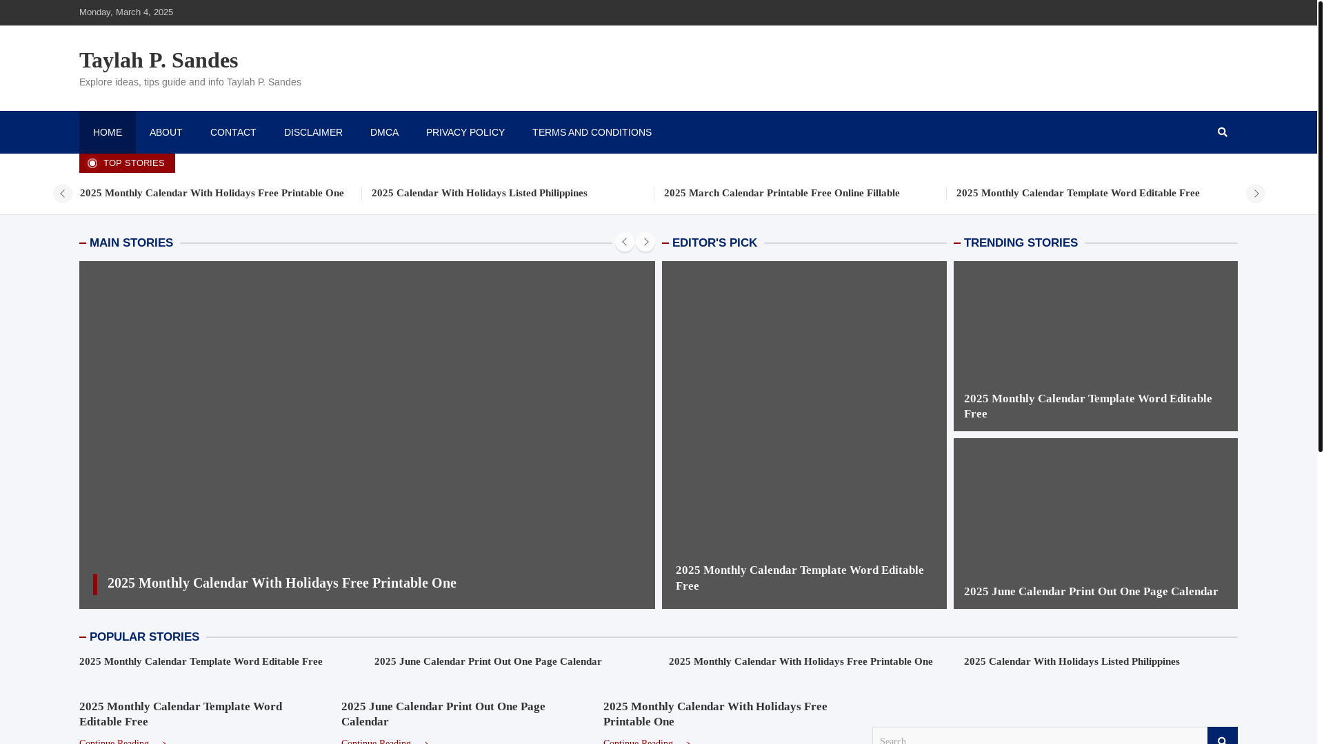 website screenshot of https://taylahpsandes.pages.dev/