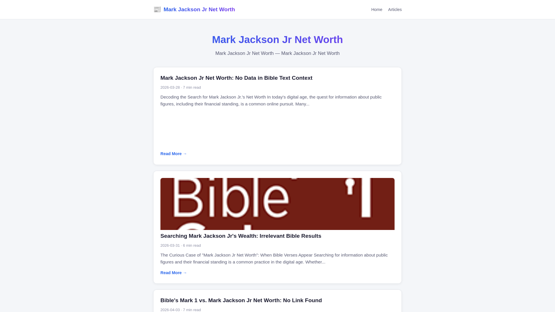website screenshot of https://mark-jackson-jr-net-worth.pages.dev/