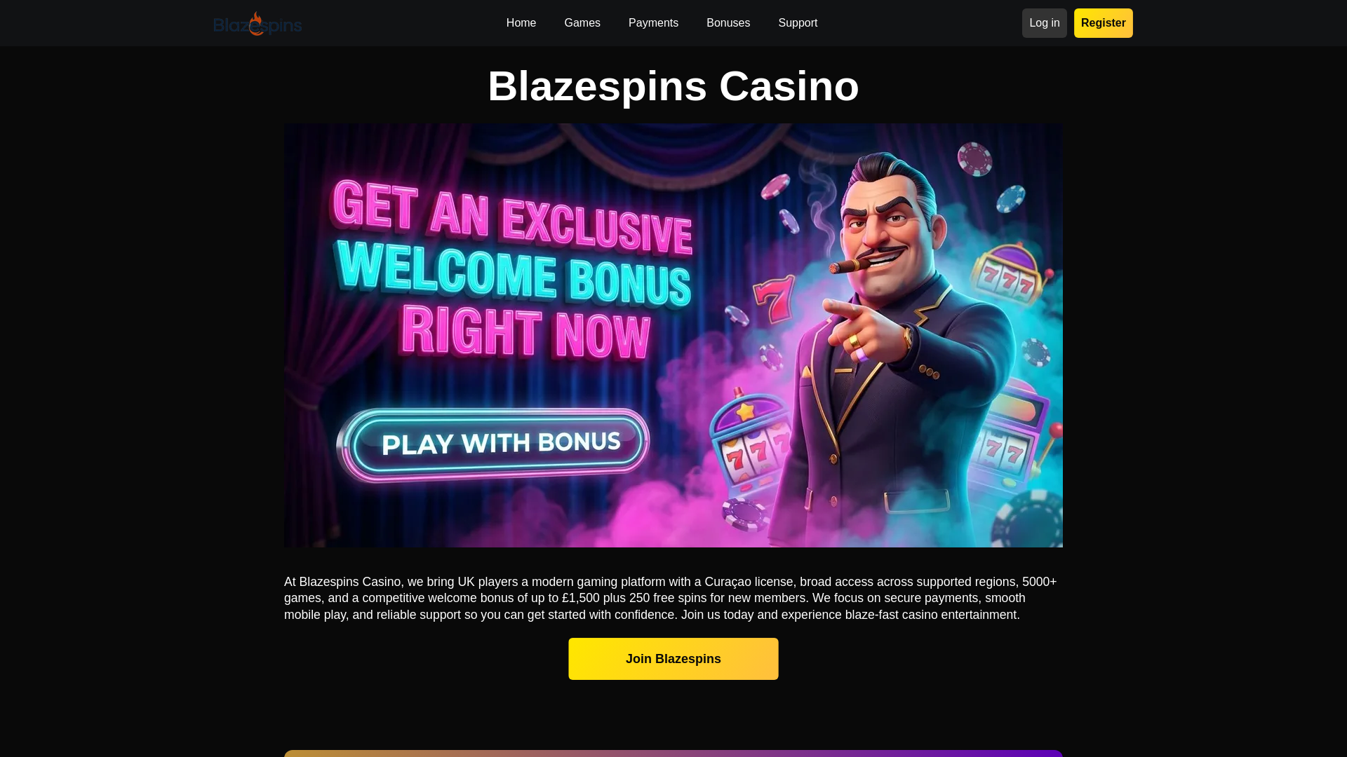 website screenshot of https://blazespins-casinos-com-54646.pages.dev/