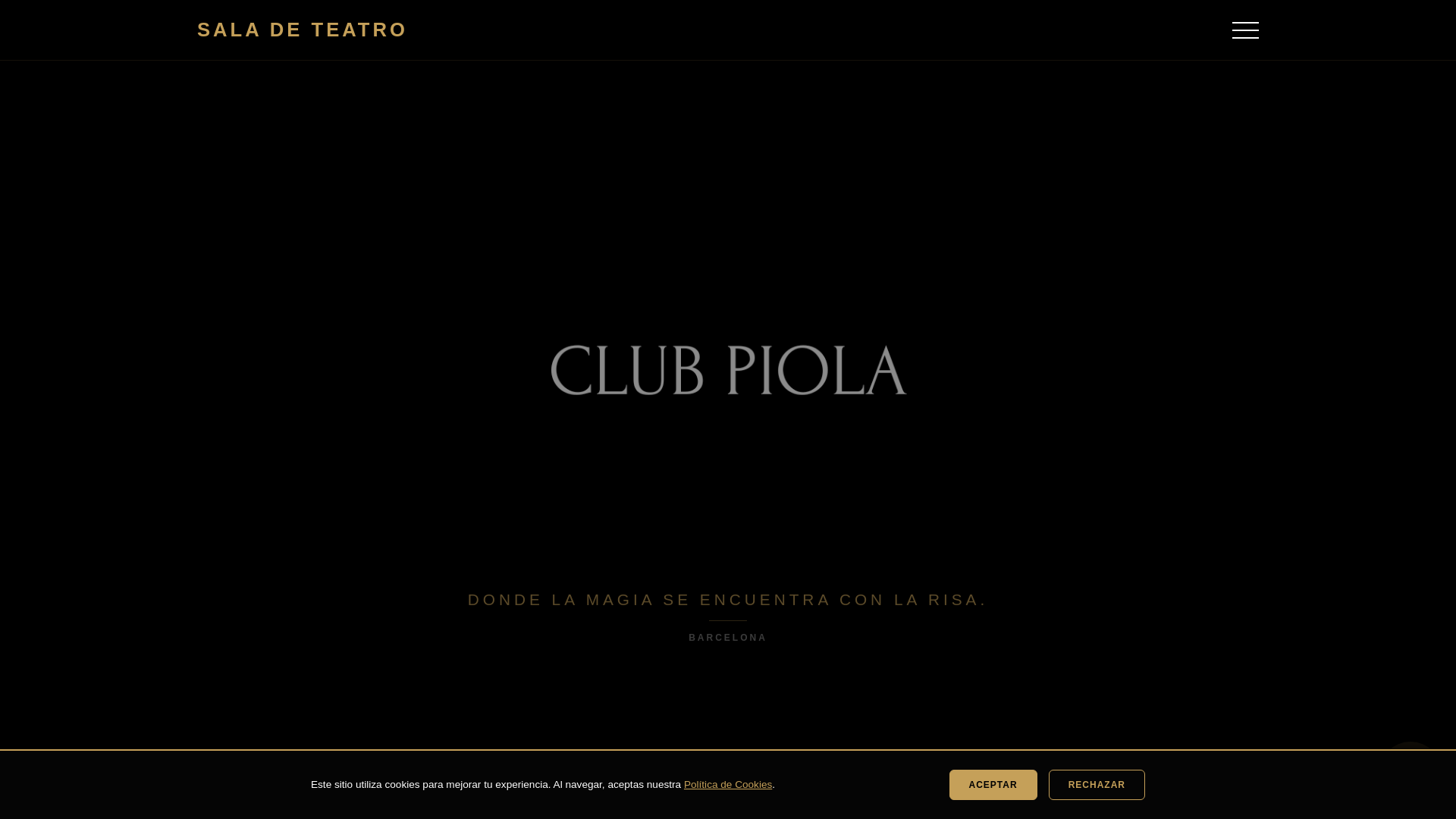 website screenshot of https://clubpiola.com/