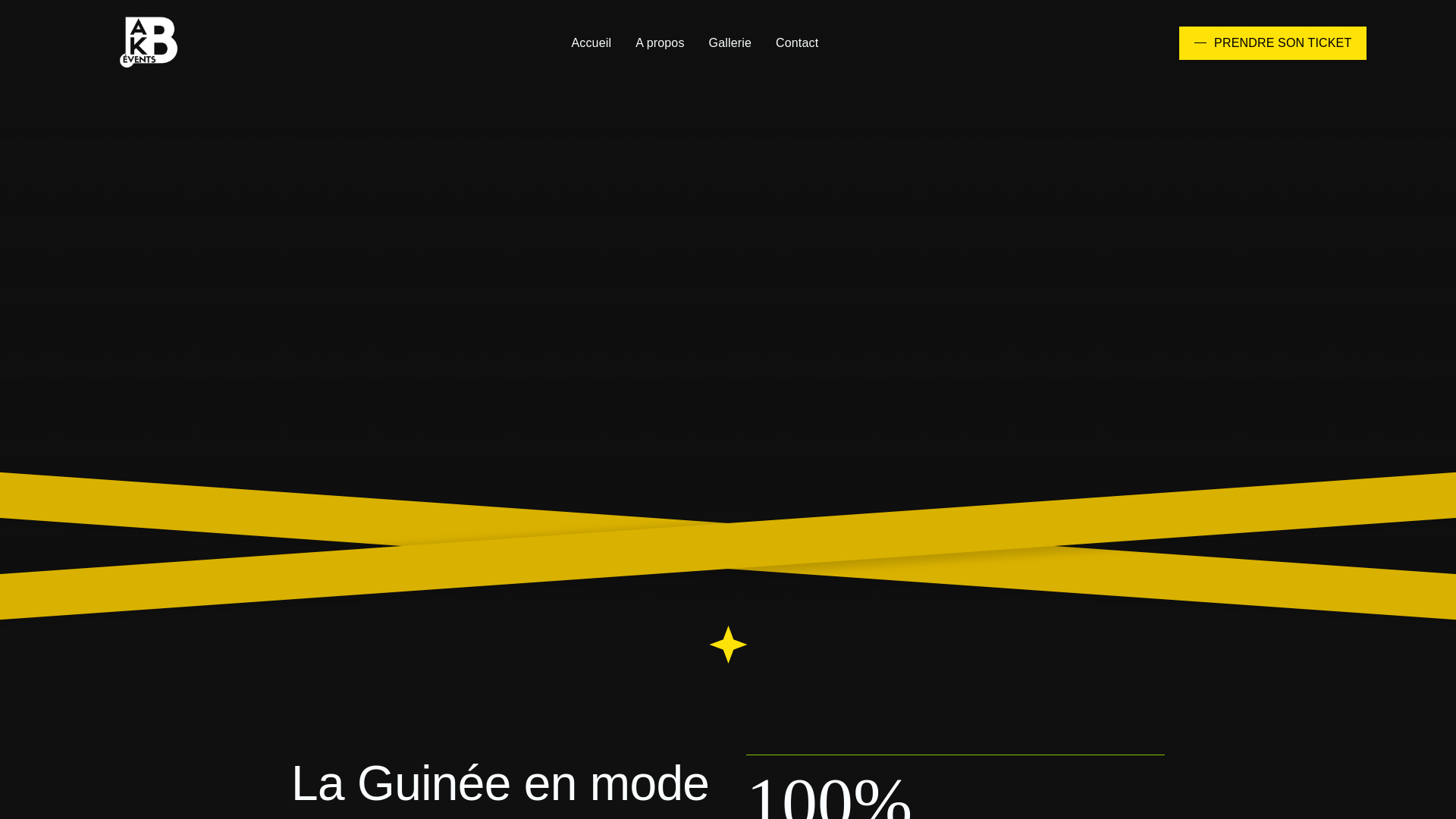 website screenshot of https://guineanmetgala.fr