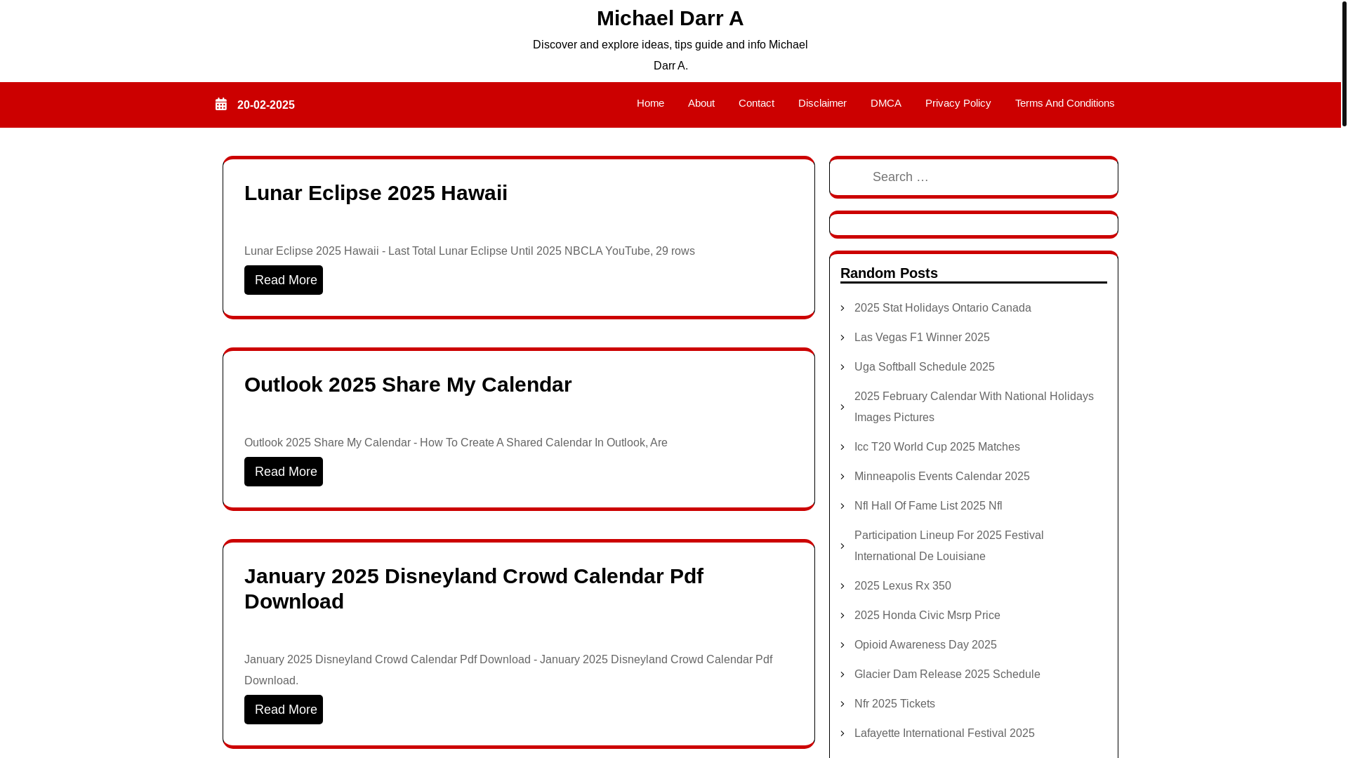 website screenshot of https://michaeldarra.pages.dev/