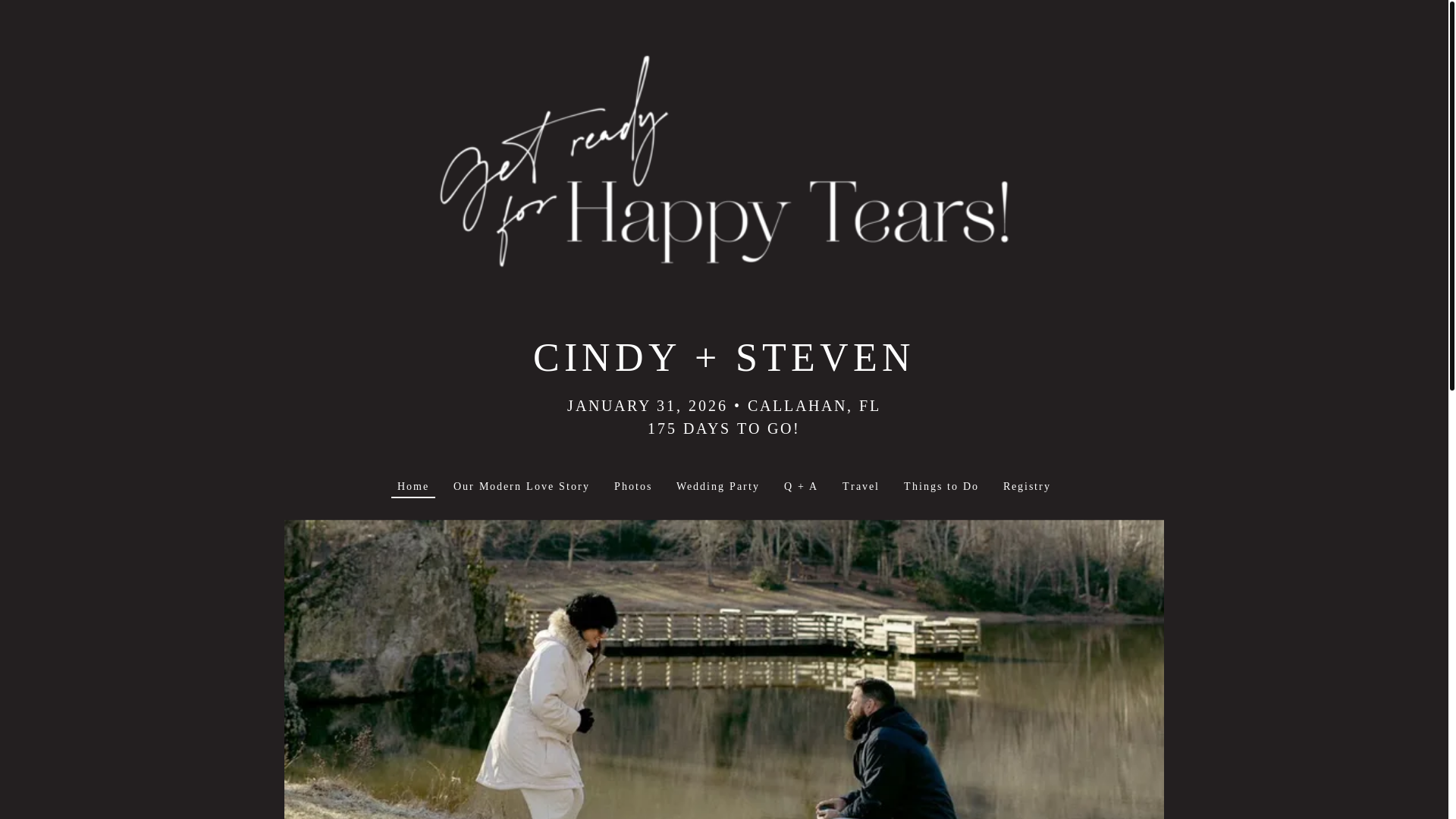 website screenshot of https://cindysteven.com/